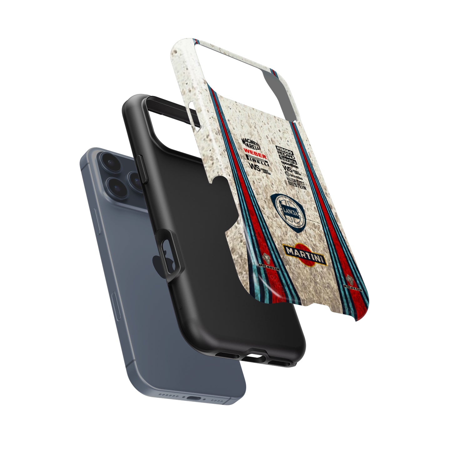 Lancia Delta HF Integrale Martini Livery Phone Case – Rally-Inspired Protection