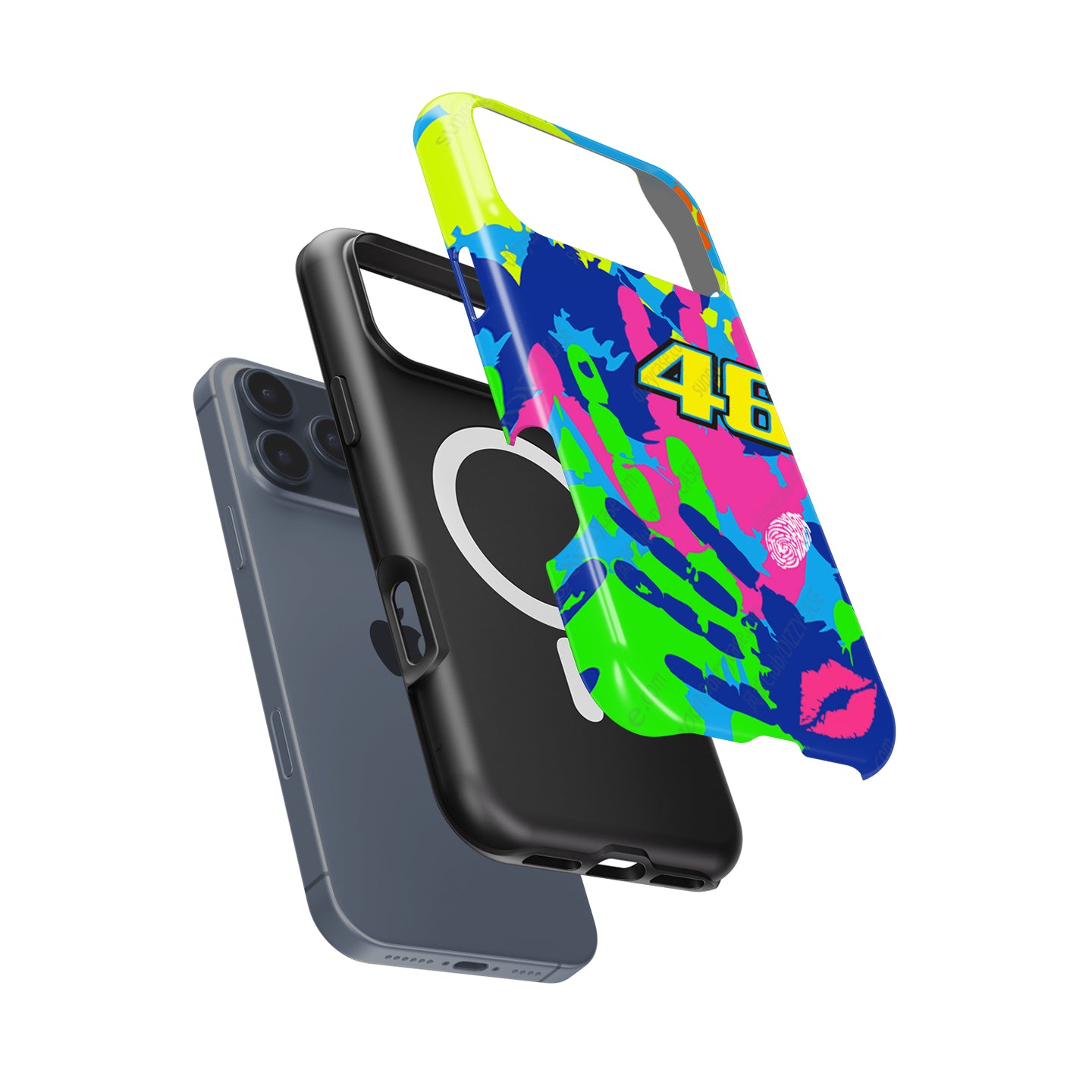 Valentino Rossi’s Misano Special Helmet Livery 2014 Phone Case – Apple Models | DIZZY CASE