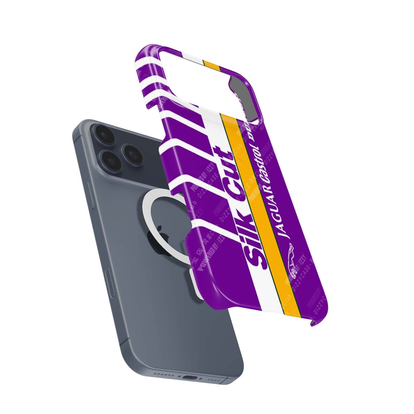 Jaguar XJR9-LM Silk Cut Livery Phone Case: Racing Style & Protection | DIZZY CASE