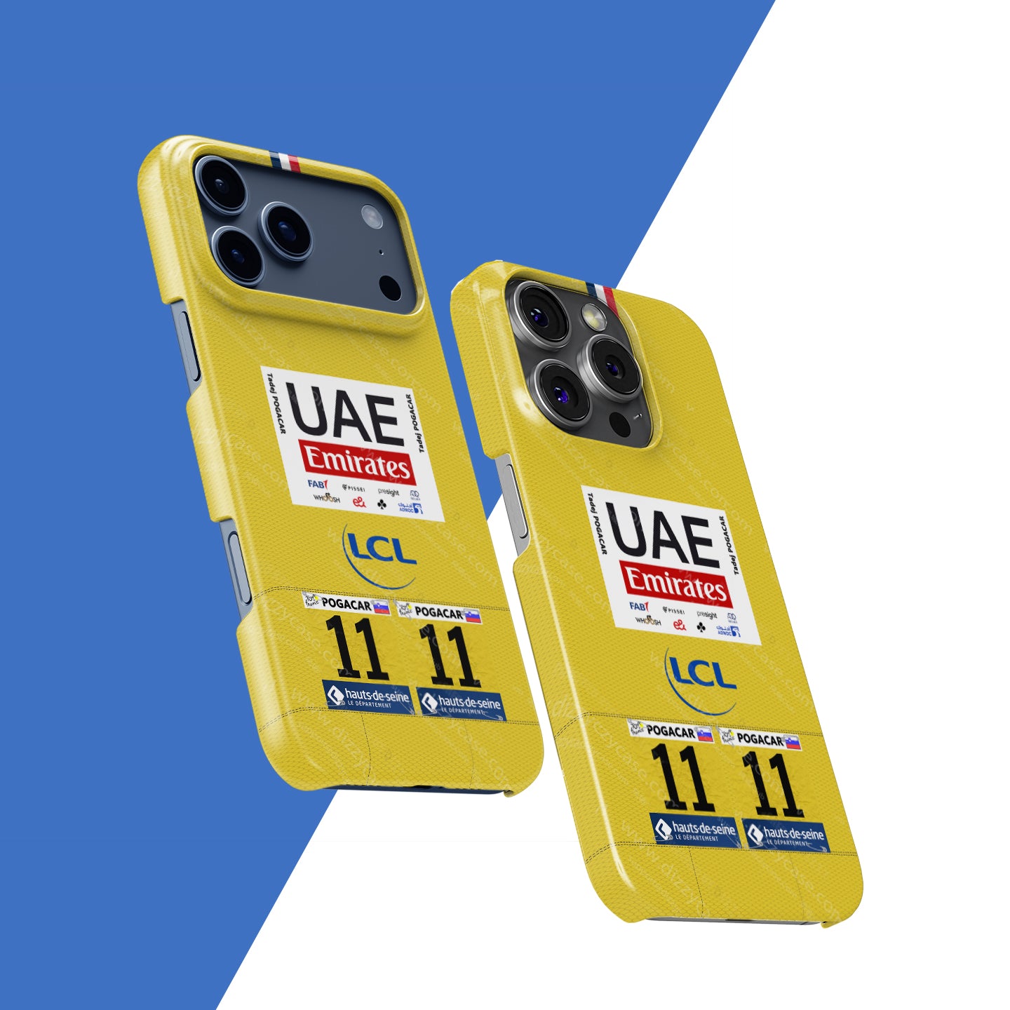 Tadej Pogacar 2024 Tour de France Yellow Jersey Phone Case by DIZZY