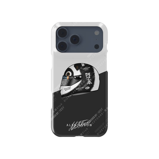 Panda-monium iPhone Case - Alex Albon 2024 China Helmet | DIZZY CASE