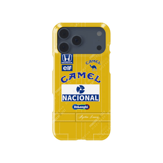 Ayrton Senna Lotus 99T 1987 Livery Phone Case - Apple Models | DIZZY CASE