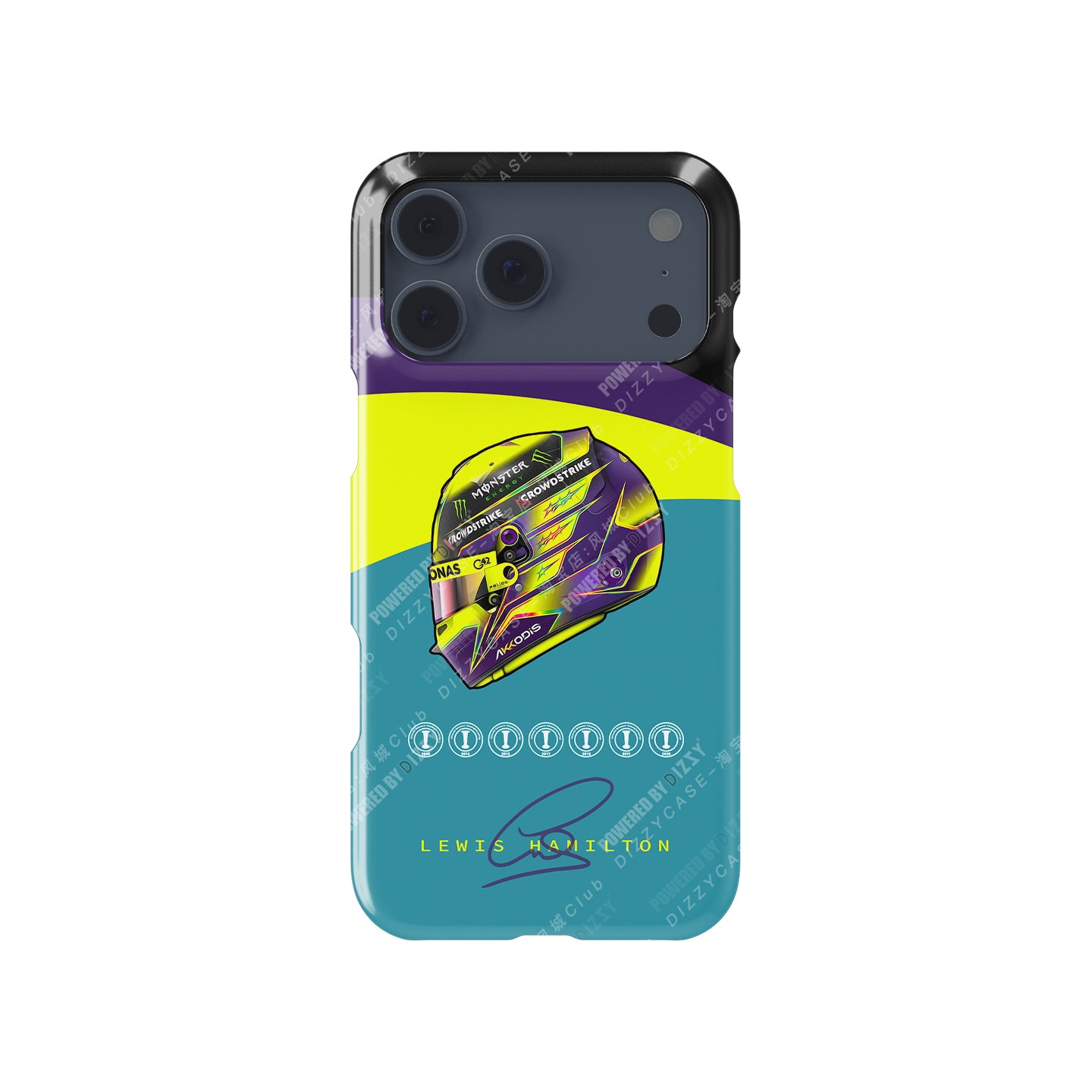 2023 Lewis Hamilton Helmet iPhone Case - Racing Legend Edition