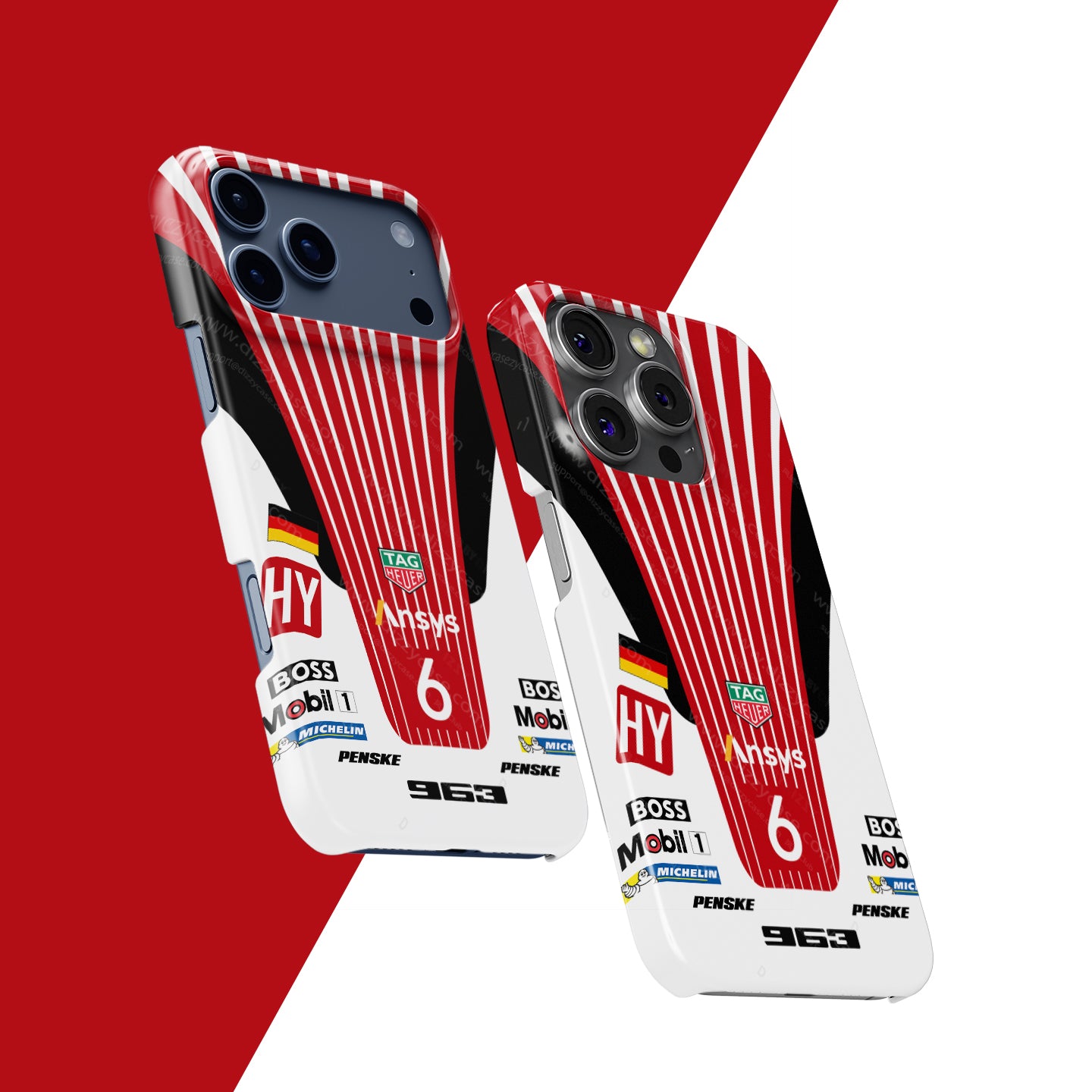 Porsche 963 LMDh No.6 Livery Phone Case: Bold Design, Ultimate Protection | DIZZY CASE