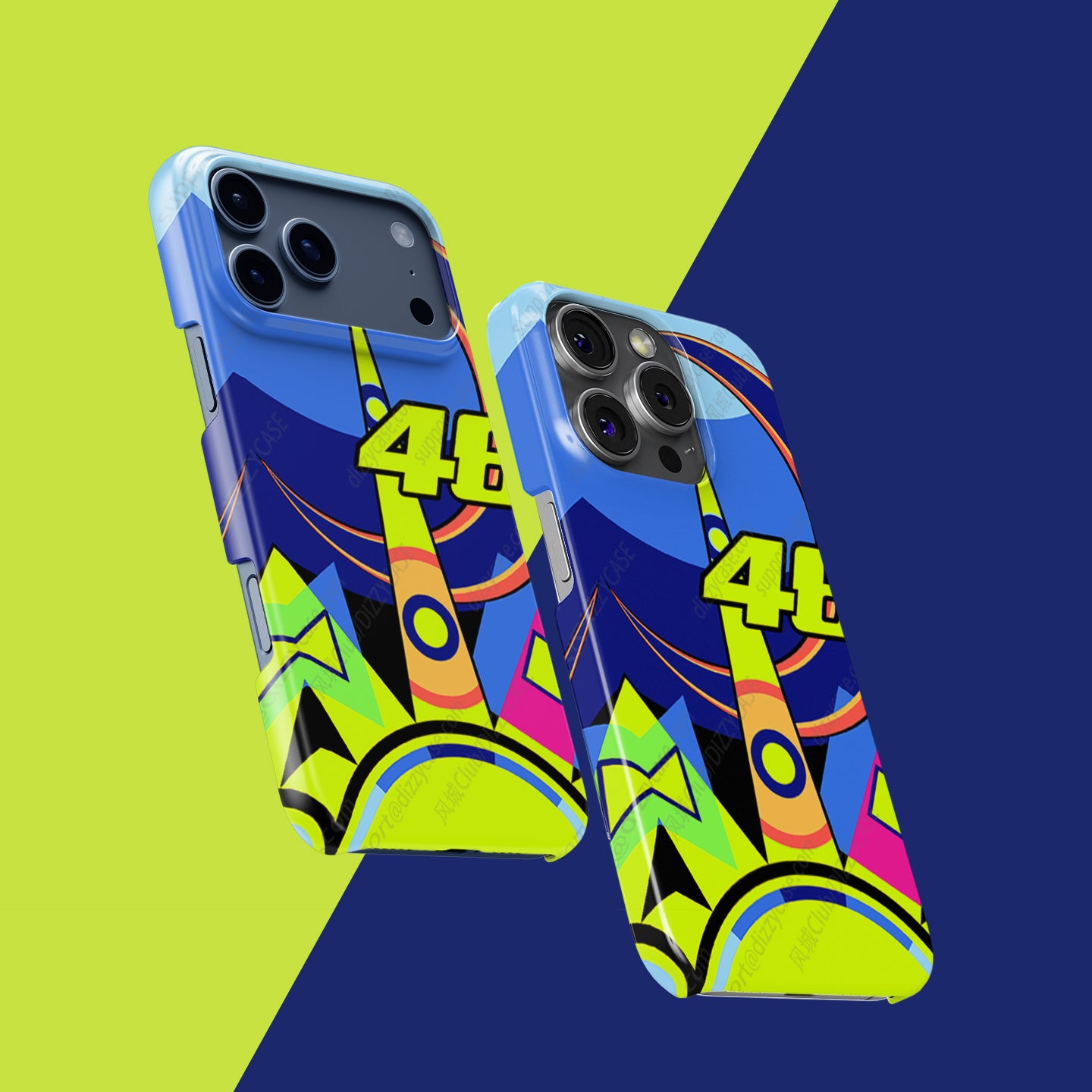 Valentino Rossi Sun And Moon 2016 Helmet Livery Phone Case - Apple Models | DIZZY CASE