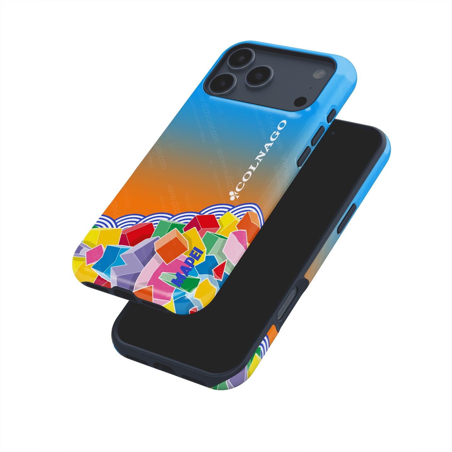 Ride with Style: Colnago C64 Disc Mapei Livery Phone Case