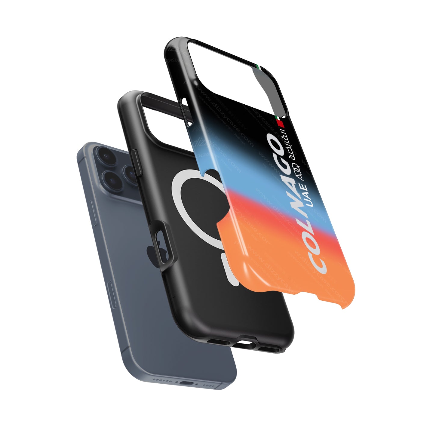 Colnago V4RS Disc UAE TEAM EMIRATES ADQ Livery Matte Phone Case by DIZZY