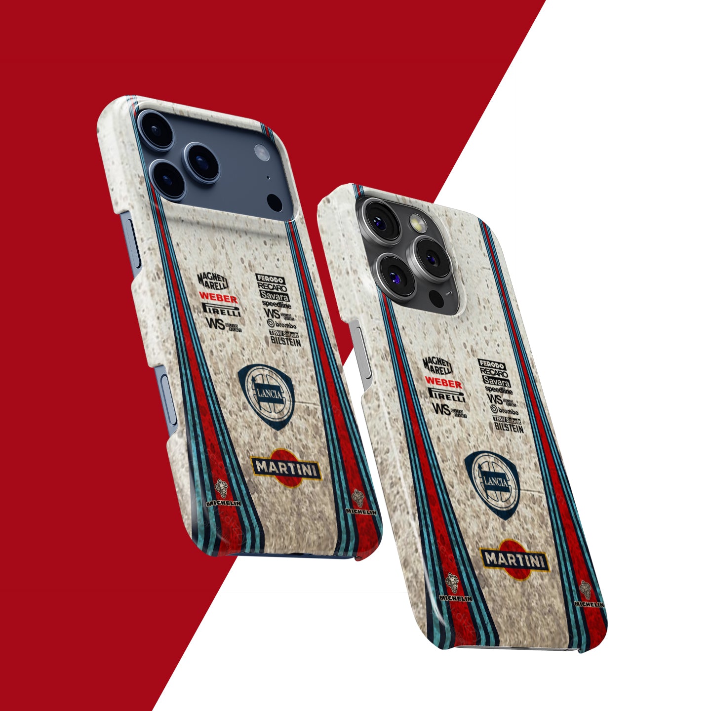 Lancia Delta HF Integrale Martini Livery Phone Case – Rally-Inspired Protection