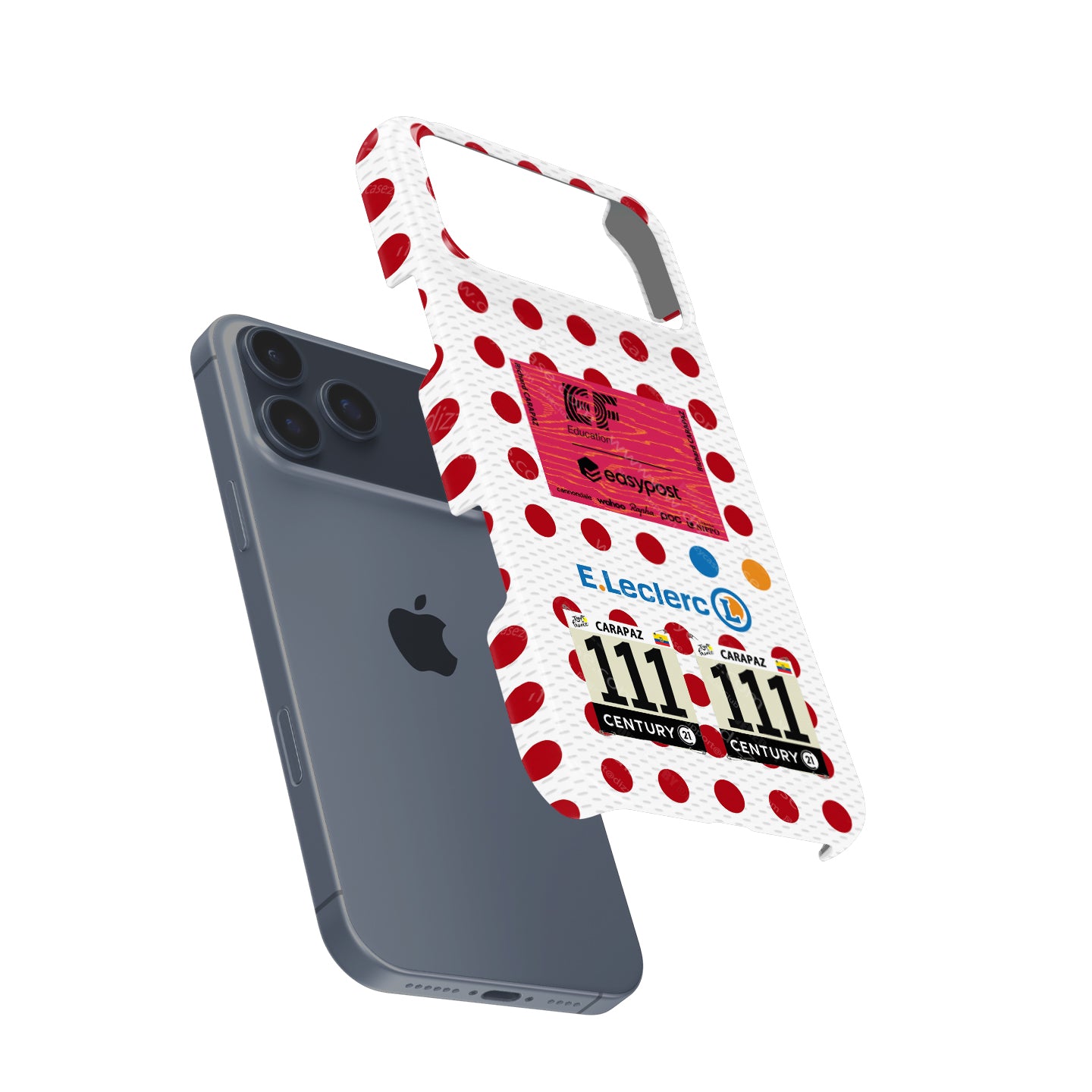 Richard Carapaz Polka Dot Jersey King of the Mountains Phone Case by DIZZY