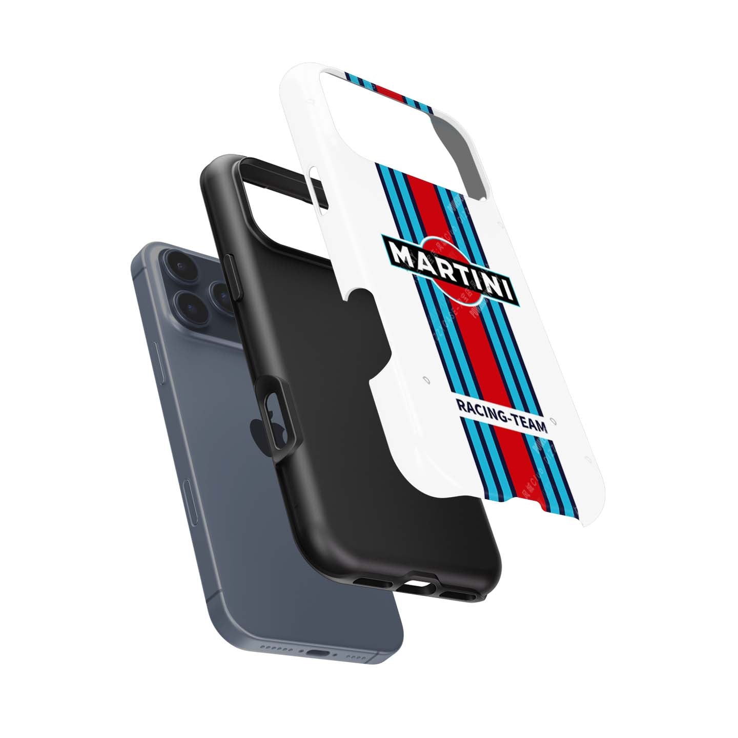Martini Racing Livery iPhone Case – Classic Racing Heritage for Apple | DIZZY CASE