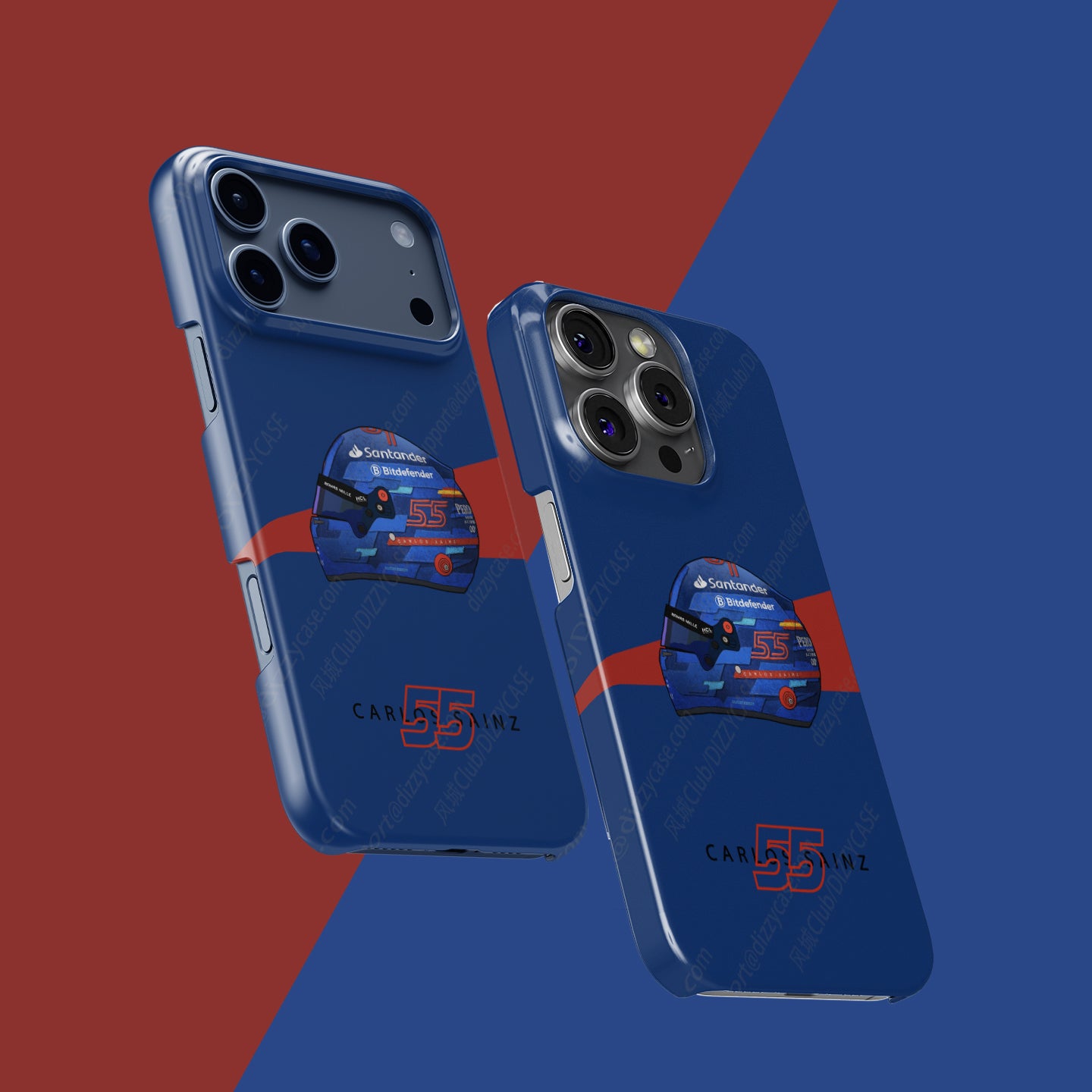 Carlos Sainz 2024 Miami Grand Prix Helmet iPhone Case – F1 Fan Edition | DIZZY CASE