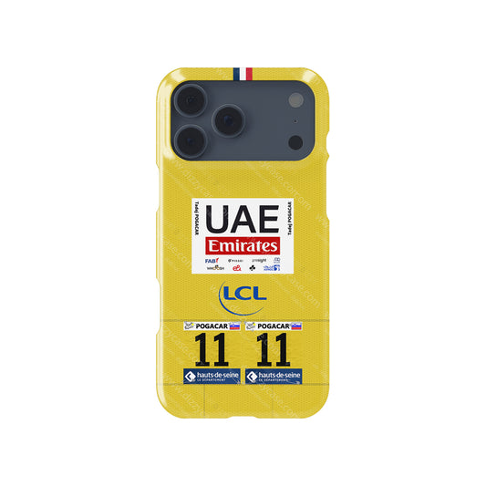 Tadej Pogacar 2024 Tour de France Yellow Jersey Phone Case by DIZZY