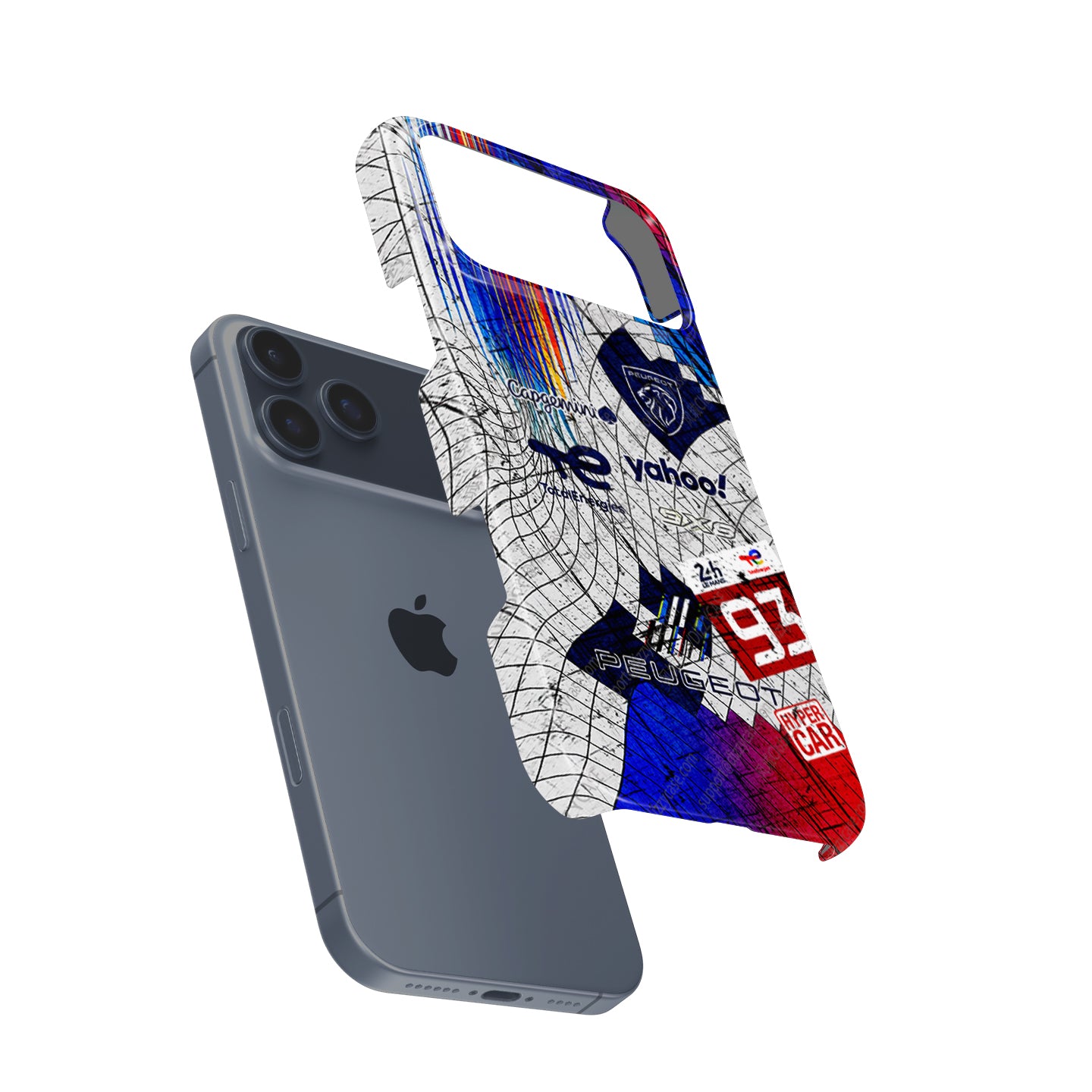 Peugeot 9X8 Le Mans 100th Anniversary Phone Case – Hypercar Tribute Livery (Race-Worn Edition)