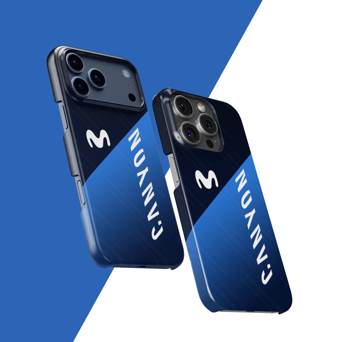 Movistar Team 2024 Canyon Road Bike Livery Phone Case by DIZZY | DIZZY CASE