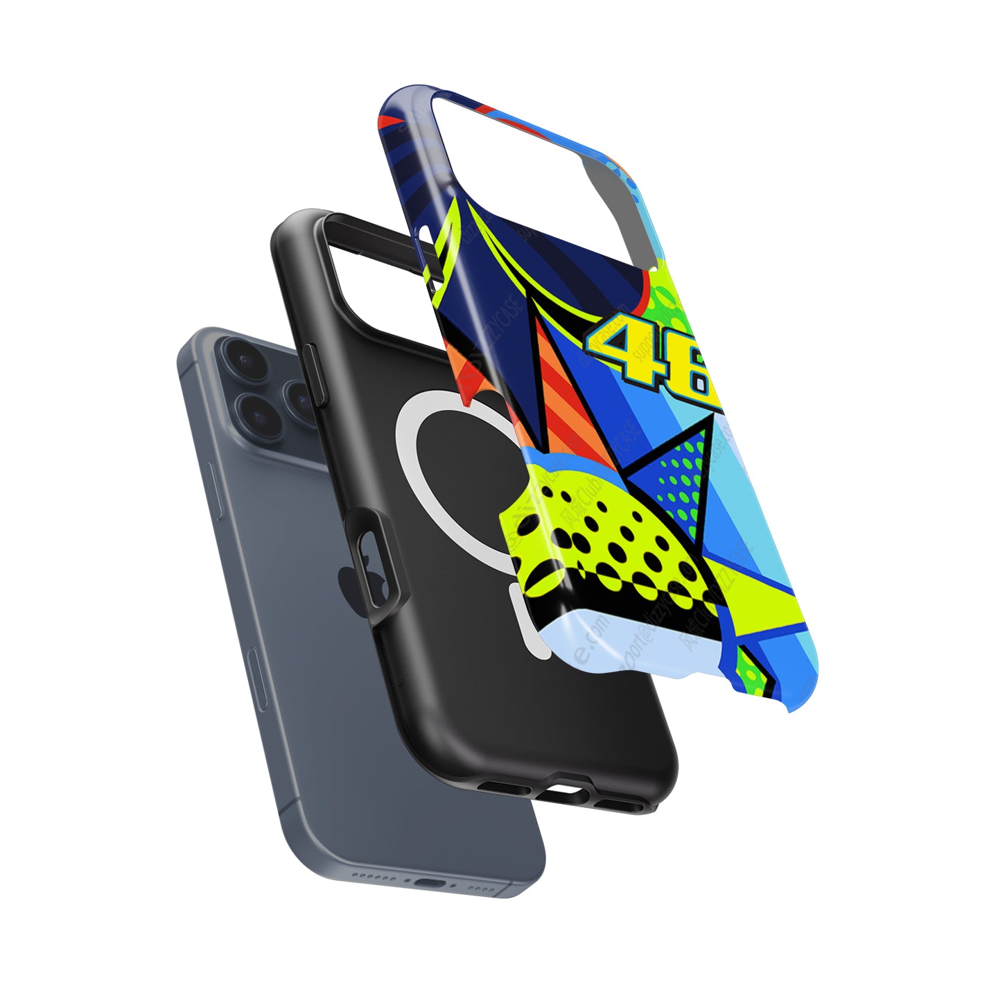 Valentino Rossi Winter Test Sepang 2020 Helmet Phone Case by DIZZY | DIZZY CASE