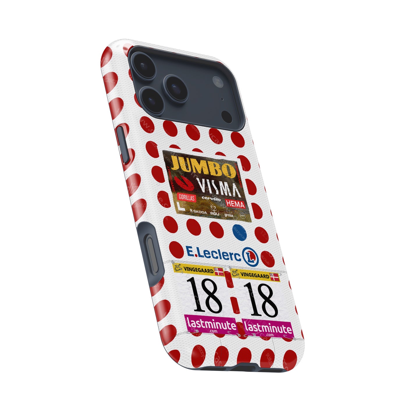 Jonas Vingegaard 2022 Mountain Jersey Phone Case
