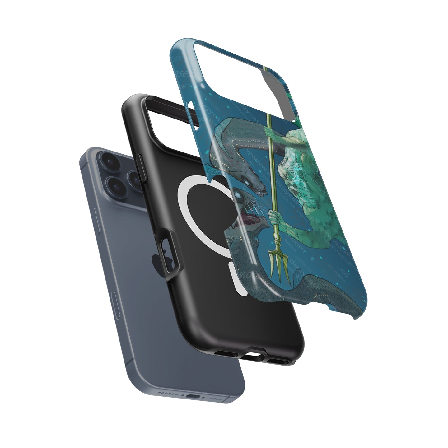 CSGO / CS2 - M4A4 | Poseidon Skin Phone Case - Apple Models