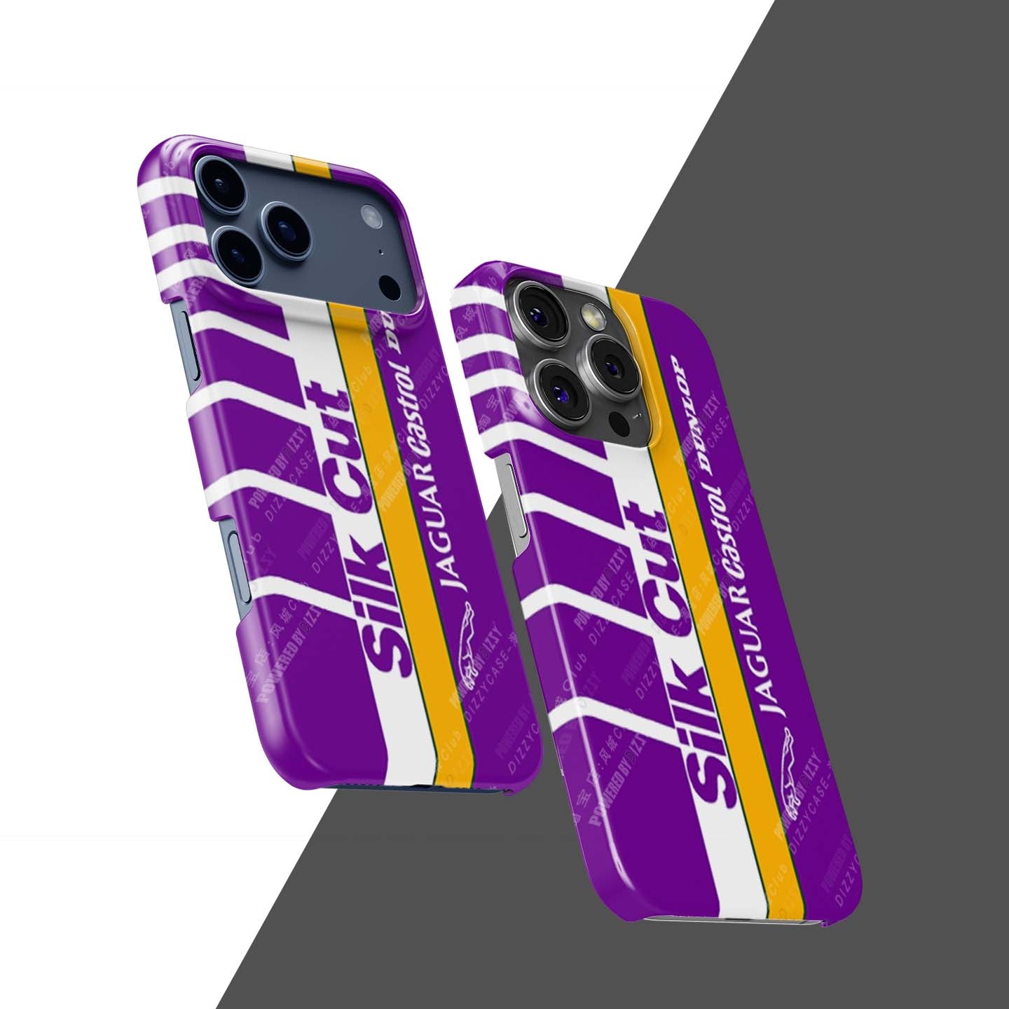 Jaguar XJR9-LM Silk Cut Livery Phone Case: Racing Style & Protection | DIZZY CASE