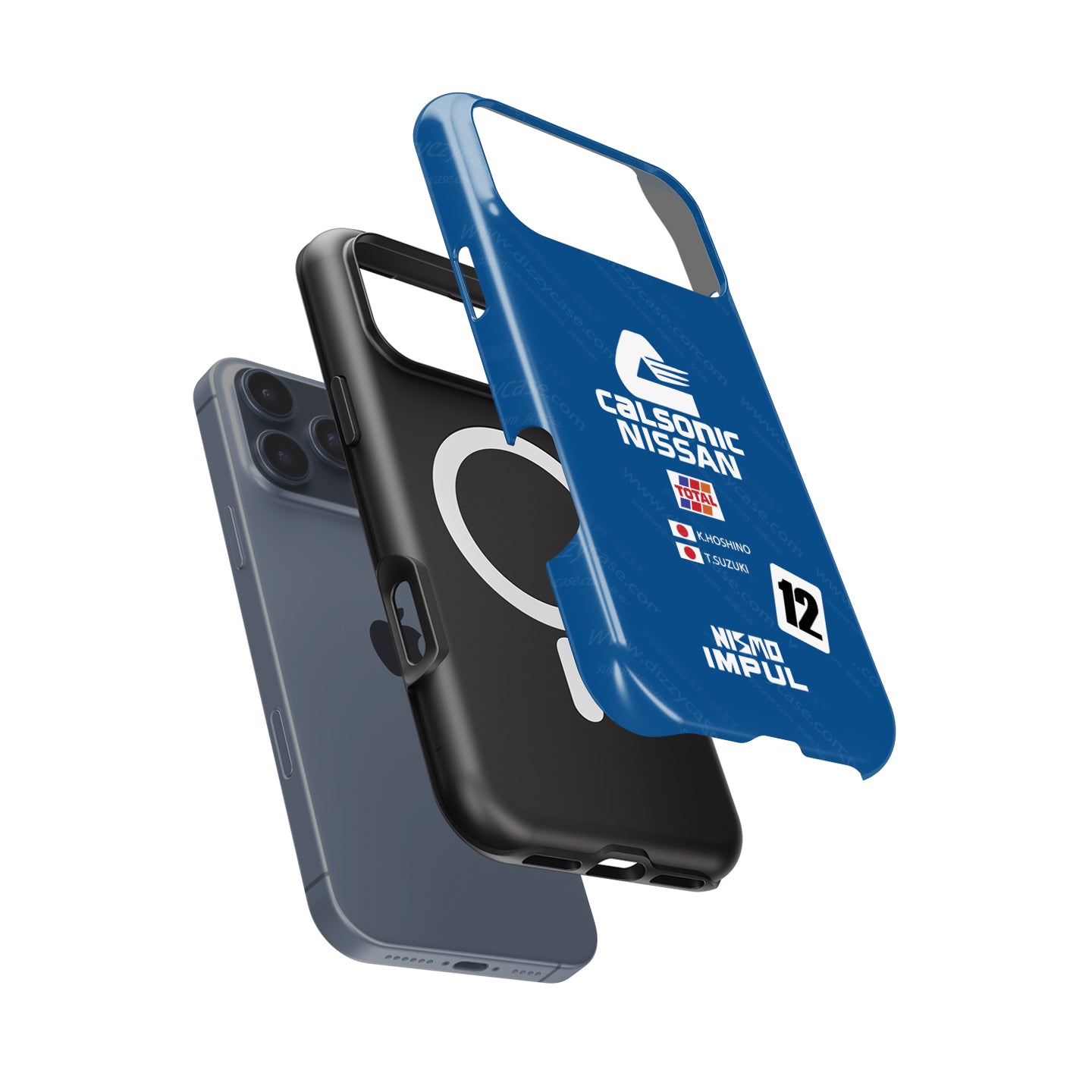 Iconic NISSAN GT-R CALSONIC IMPUL '08 Livery Phone Case