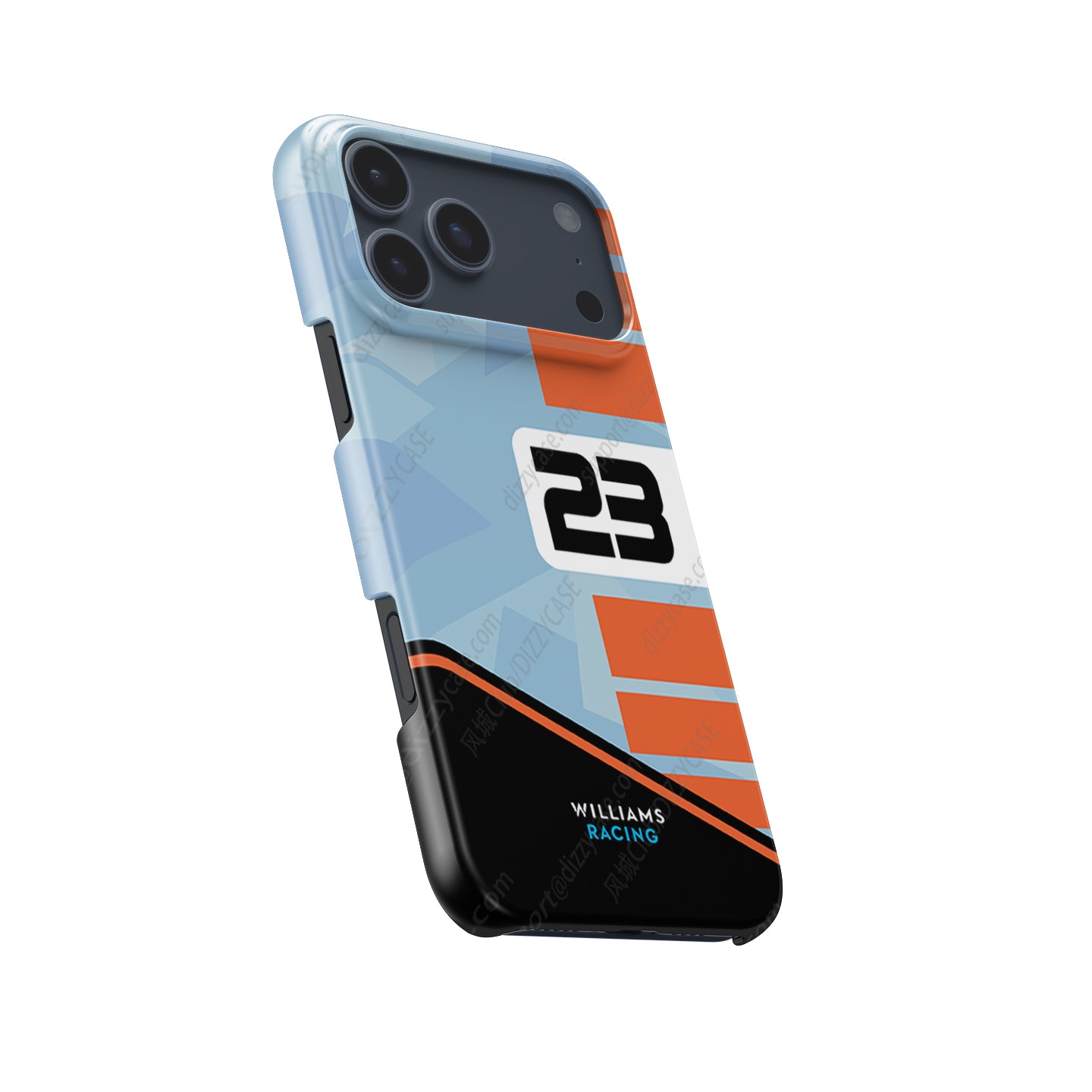 Williams Gulf Livery Alex Albon Phone Case: Bold Racing Style | DIZZY CASE