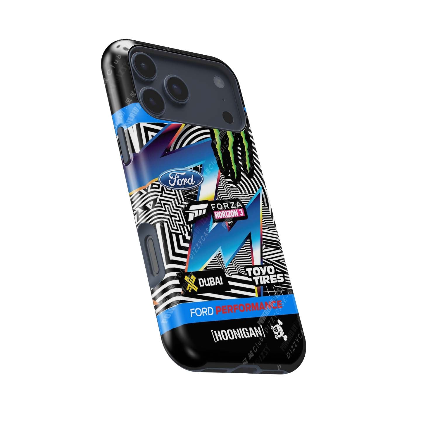 Ken Block Ford Fiesta RS Gymkhana 8 Phone Case: Bold Rally Style