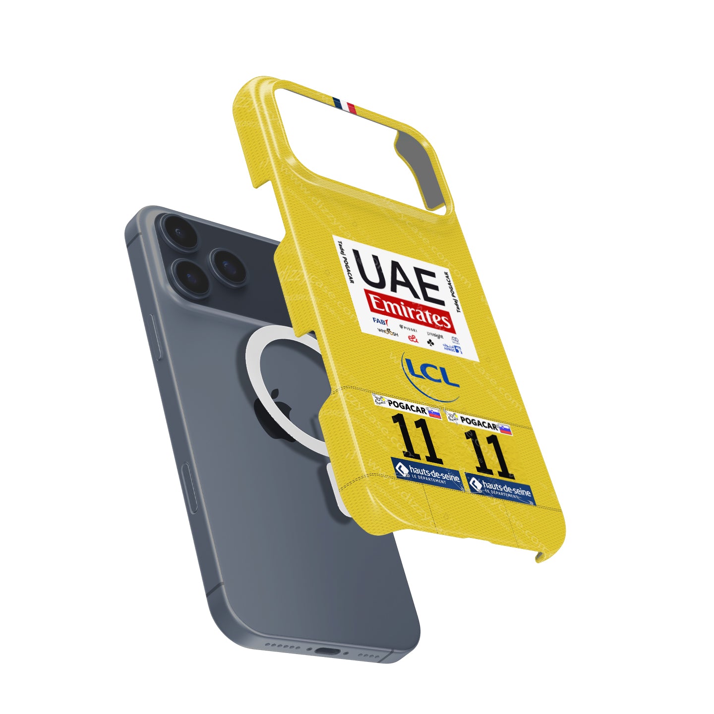 Tadej Pogacar 2024 Tour de France Yellow Jersey Phone Case by DIZZY