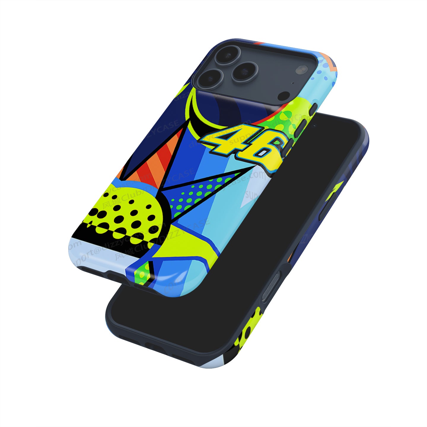 Valentino Rossi Winter Test Sepang 2020 Helmet Phone Case by DIZZY | DIZZY CASE