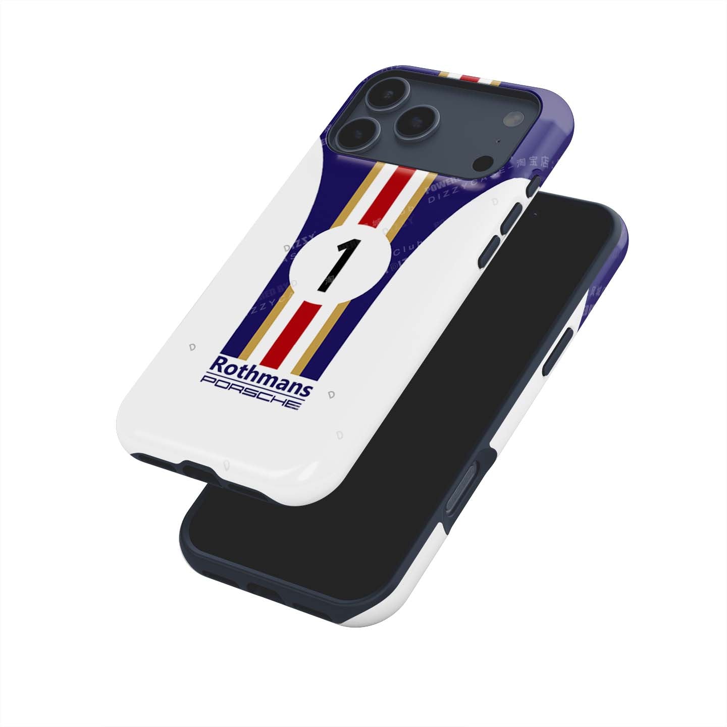 Rothmans Porsche 956 Le Mans Livery Phone Case: Timeless Racing Style
