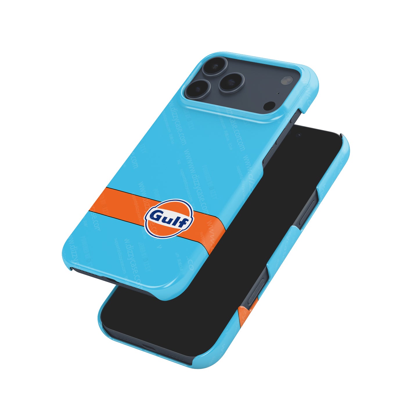 Gulf Livery iPhone Case – Iconic Racing Heritage for Apple | DIZZY CASE