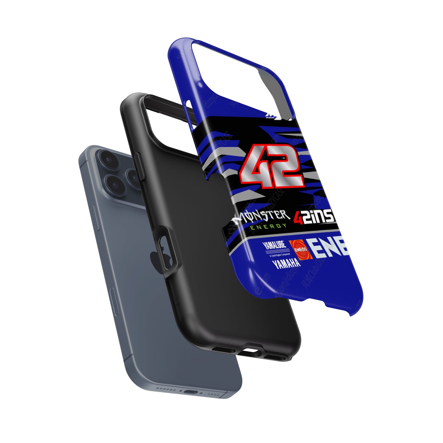 Alex Rins #AR42 Yamaha MotoGP 2024 Livery Phone Case by DIZZY