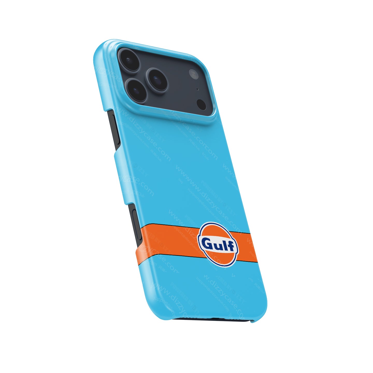Gulf Livery iPhone Case – Iconic Racing Heritage for Apple | DIZZY CASE