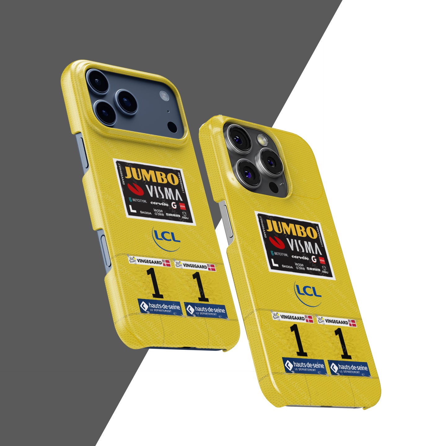 Jonas Vingegaard 2023 Tour de Francia Camiseta amarilla Funda para teléfono