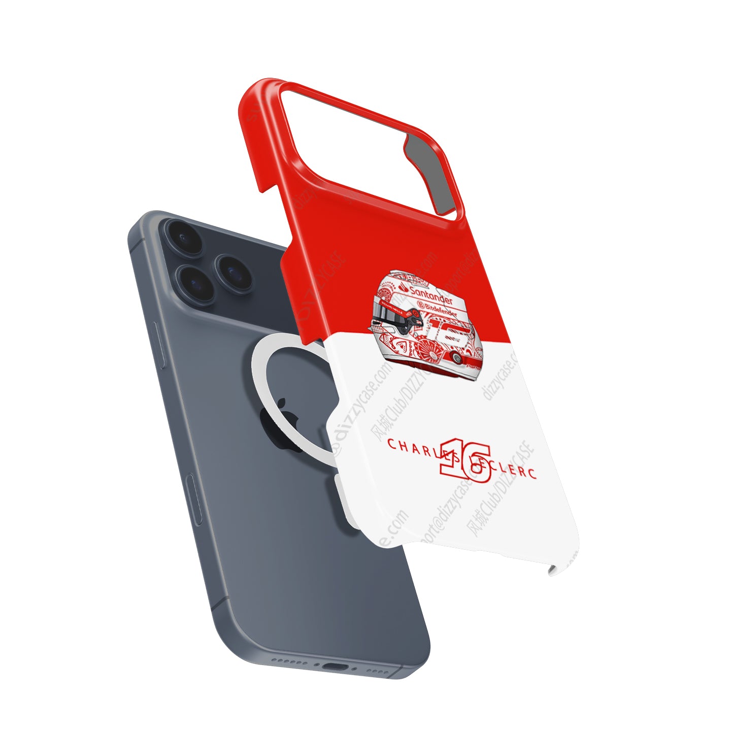 Charles Leclerc Mexico 2024 F1 "Día De Los Muertos" Helmet iPhone Case | DIZZY CASE