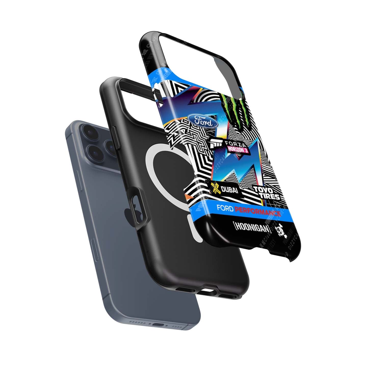 Ken Block Ford Fiesta RS Gymkhana 8 Phone Case: Bold Rally Style