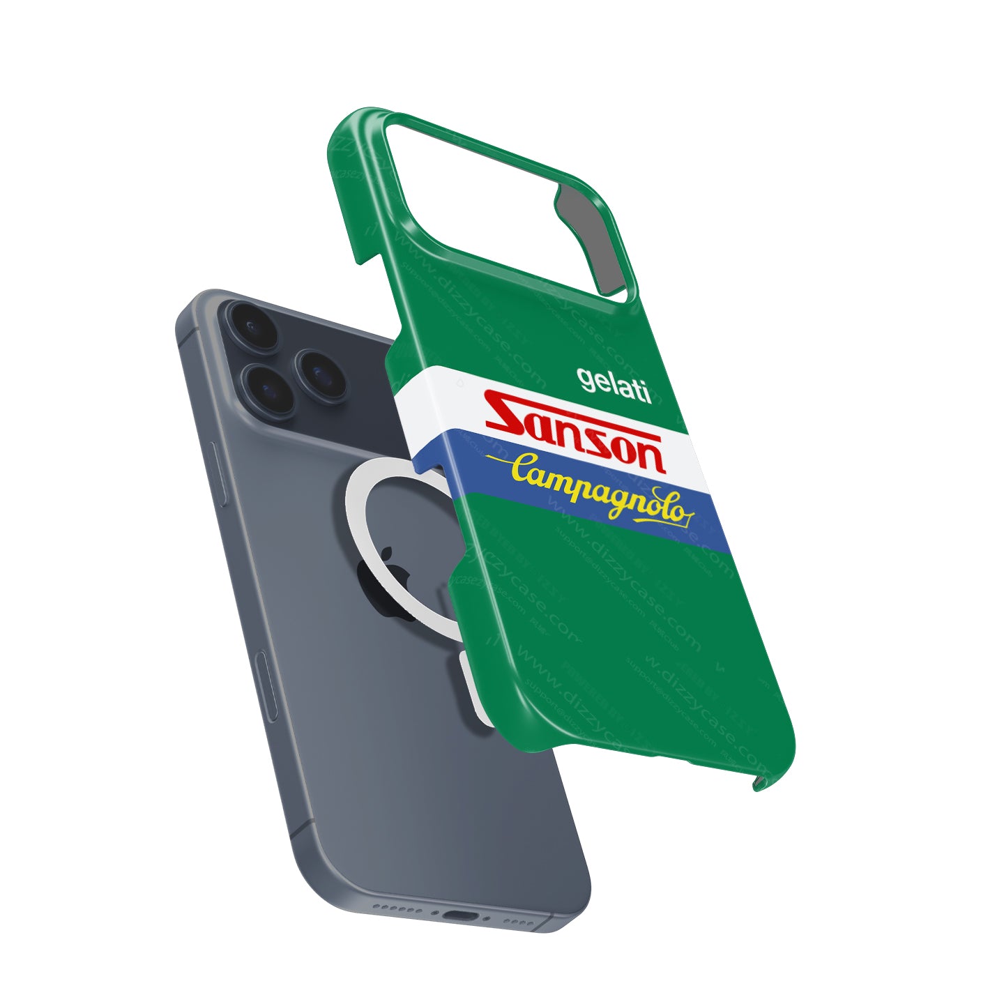 Embrace Classic Cycling Style with Gelati Sanson Campagnolo Phone Case