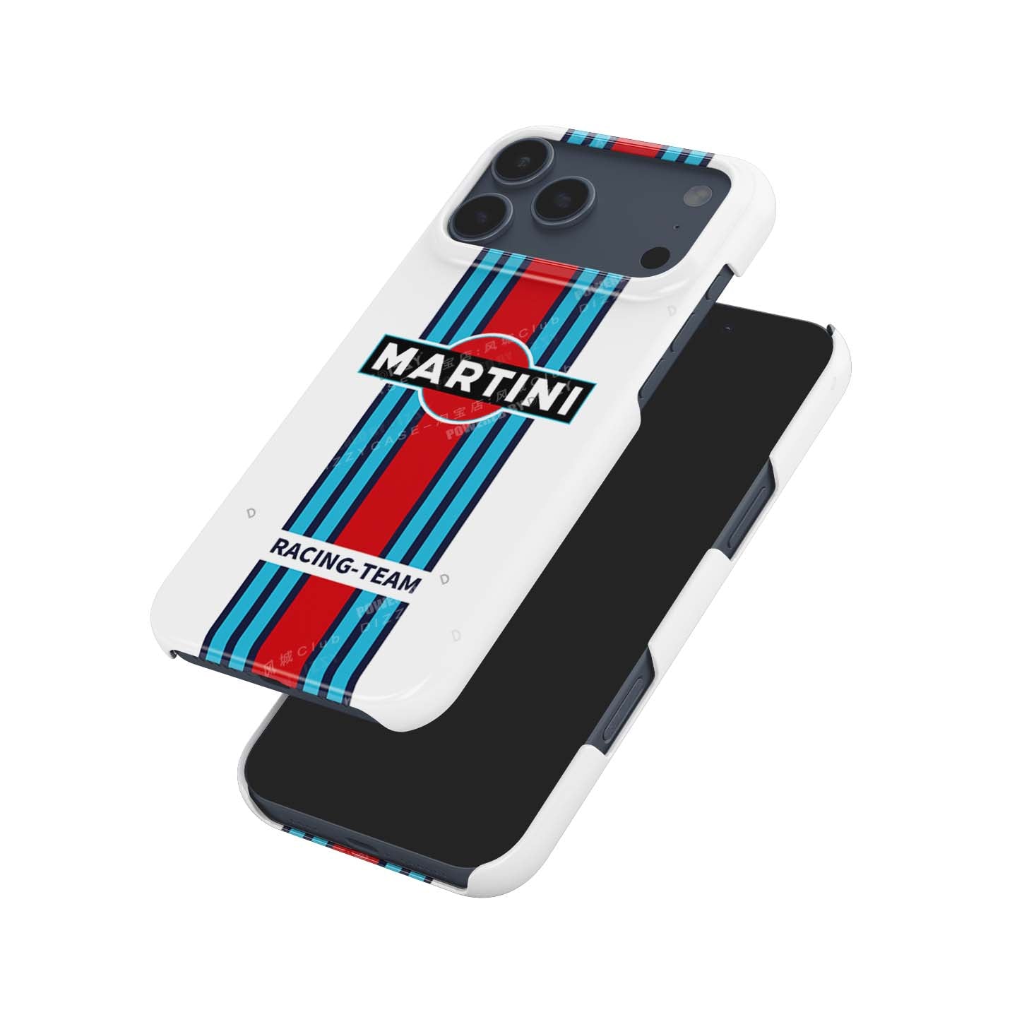 Martini Racing Livery iPhone Case – Classic Racing Heritage for Apple | DIZZY CASE