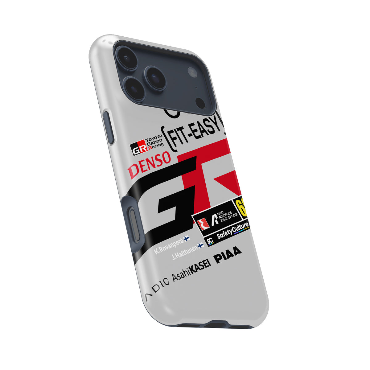 Kalle Rovanperä 2025 Summer Livery WRC rally iPhone case view 8
