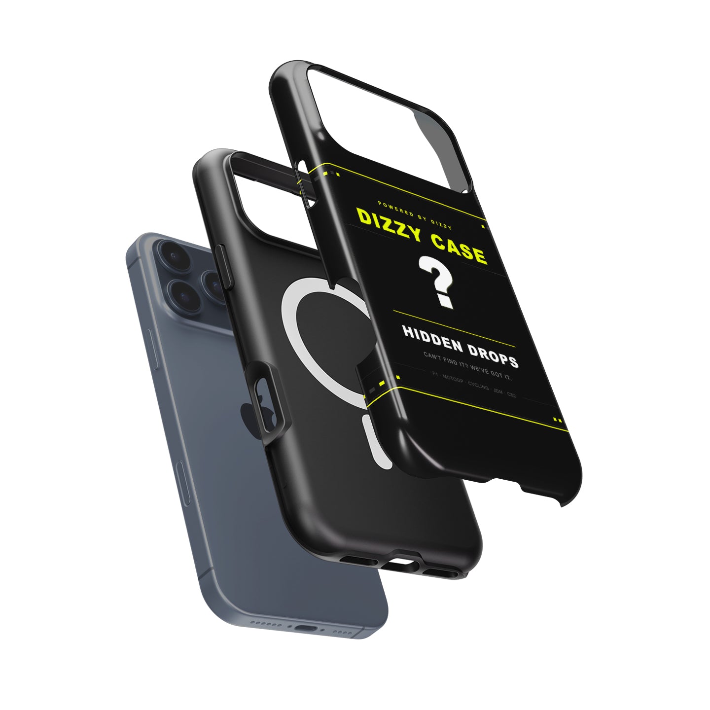 Funda para teléfono Tadej Pogacar 2024 Dual Triumph en jersey amarillo y rosa de DIZZY