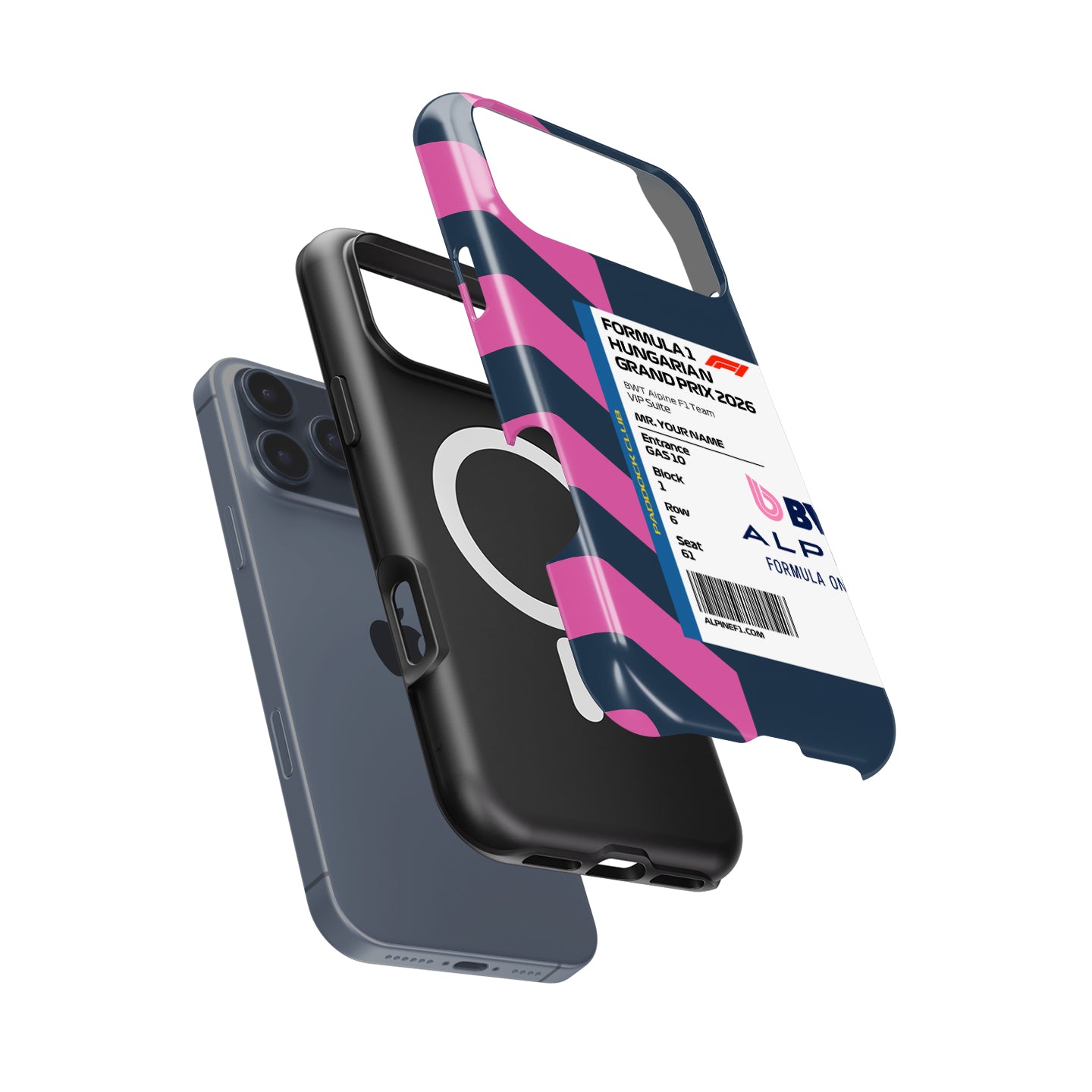 Custom Alpine VIP Ticket Case - Pixel, Huawei, OnePlus