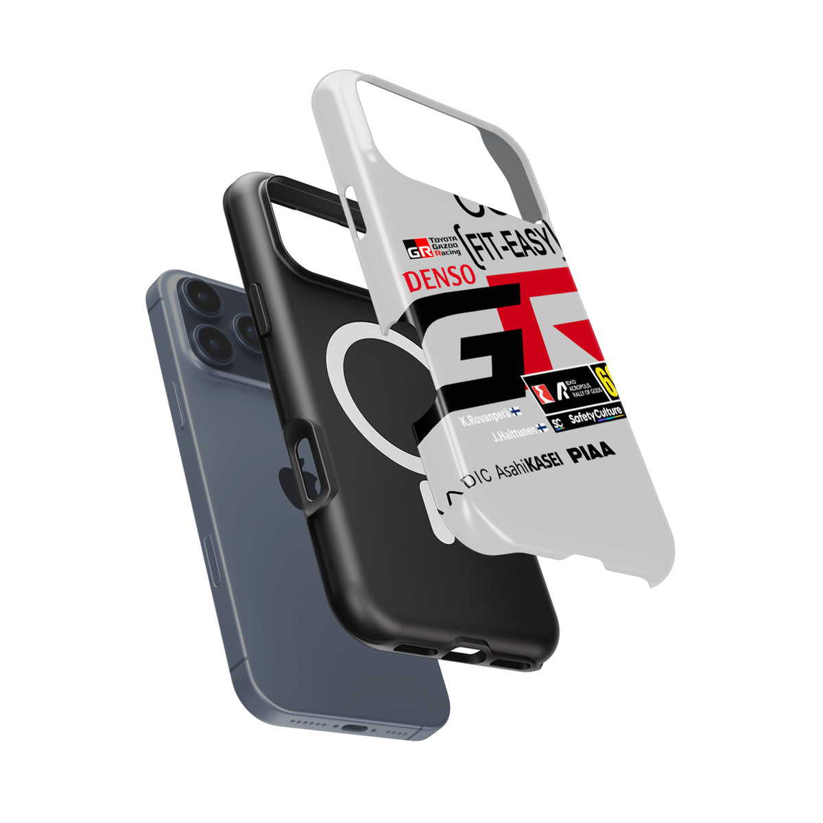 Kalle Rovanperä 2025 Summer Livery WRC rally iPhone case view 7