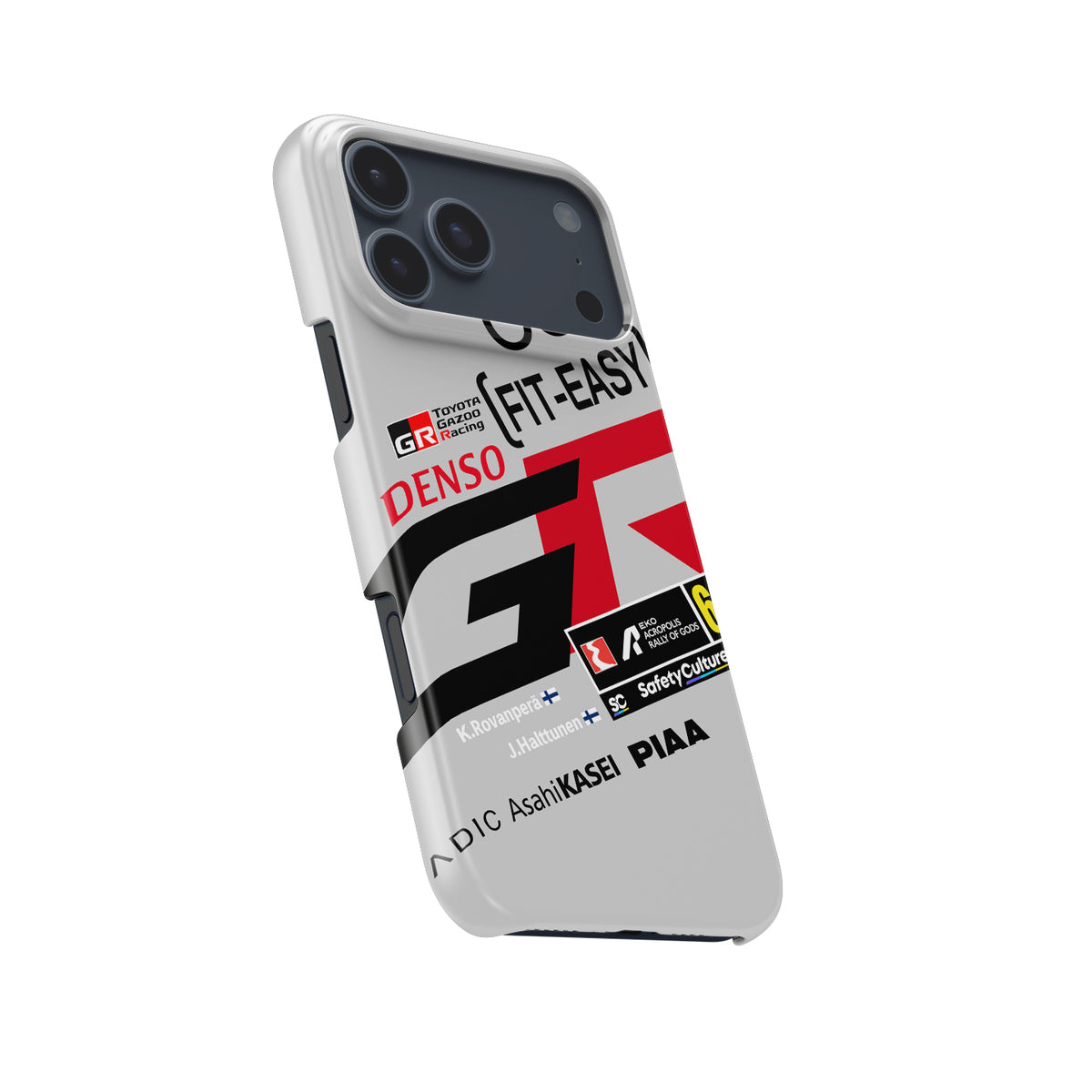 Kalle Rovanperä 2025 Summer Livery WRC rally iPhone case view 5