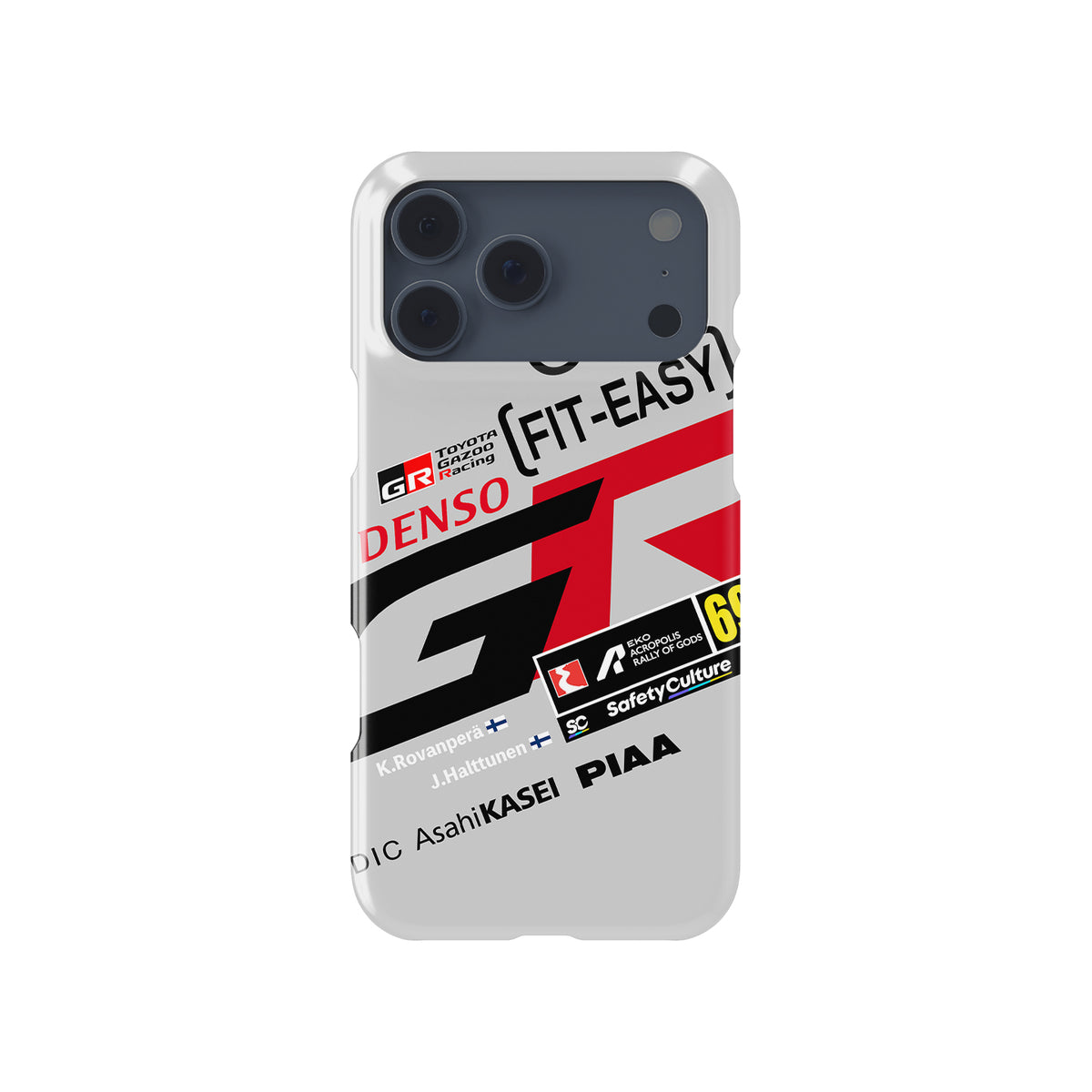 Kalle Rovanperä 2025 Summer Livery WRC rally iPhone case view 1