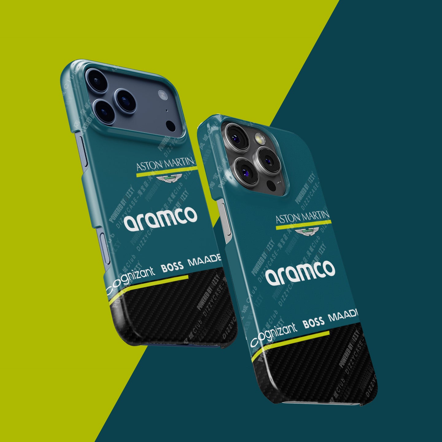 Aston Martin AMR25 Phone Case – F1 Livery Inspired (iPhone Series)