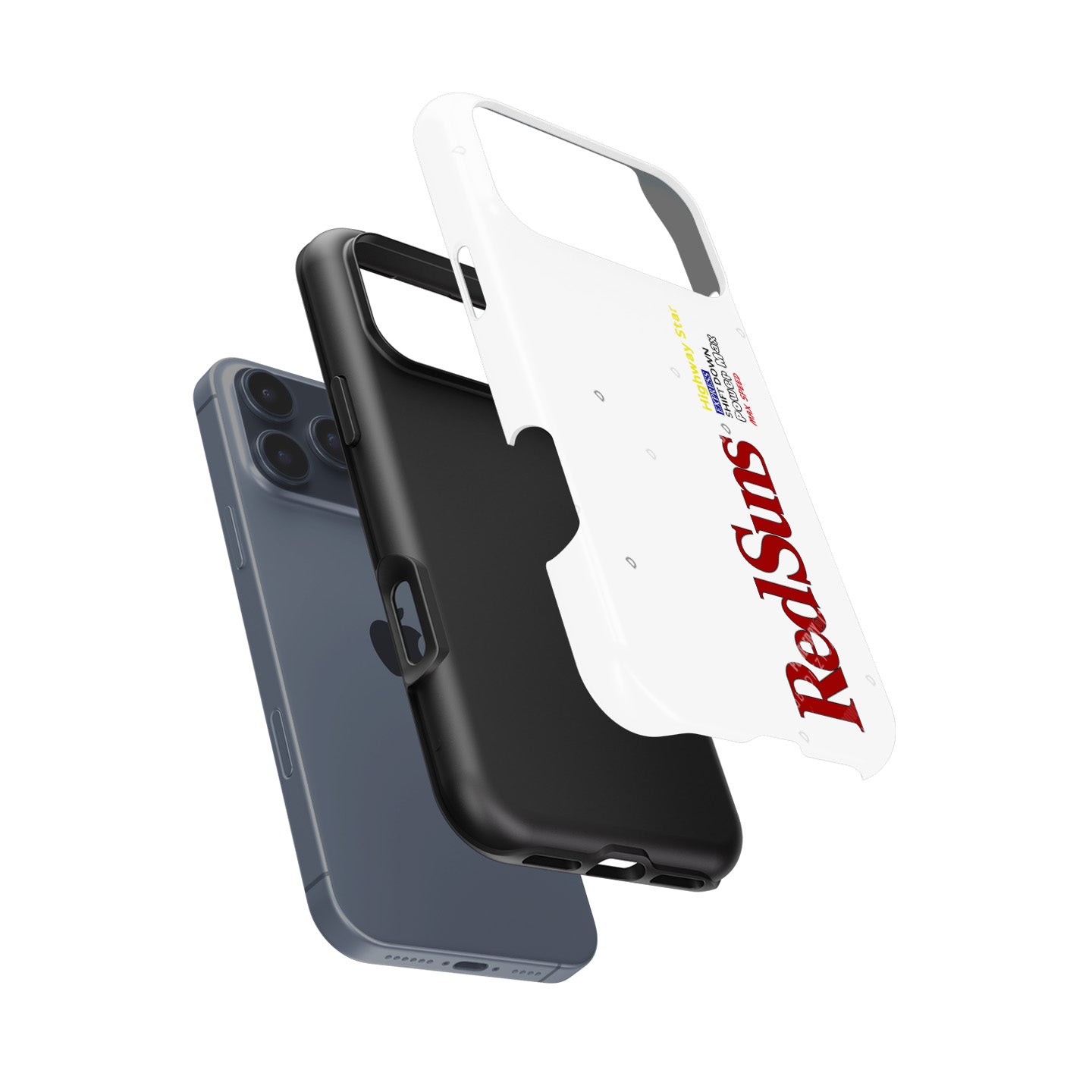 Initial D Akagi RedSuns 赤城レッドサンズ Mazda FC3S RX-7 livrée Ryosuke Takahashi 高橋 涼介 Étui de téléphone