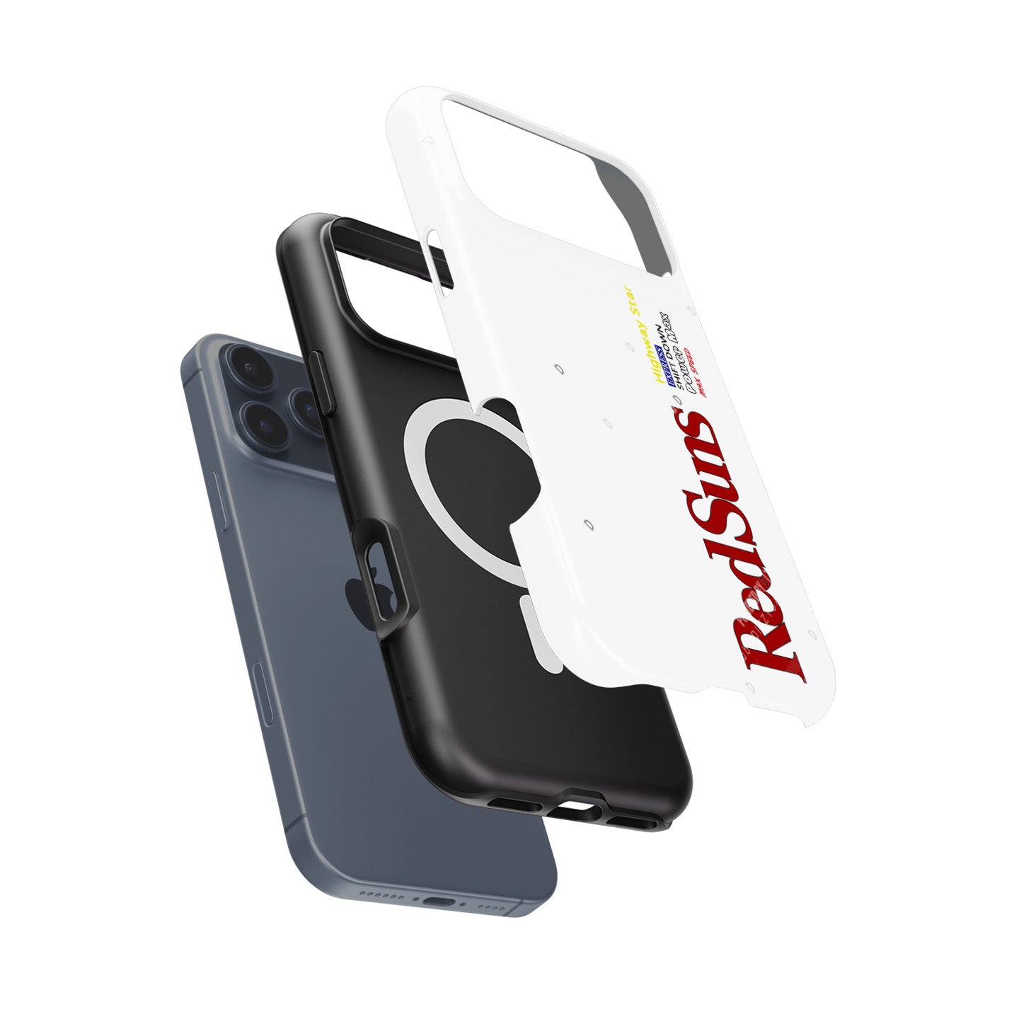 Initial D Akagi RedSuns 赤城レッドサンズ Mazda FC3S RX-7 livrée Ryosuke Takahashi 高橋 涼介 Étui de téléphone