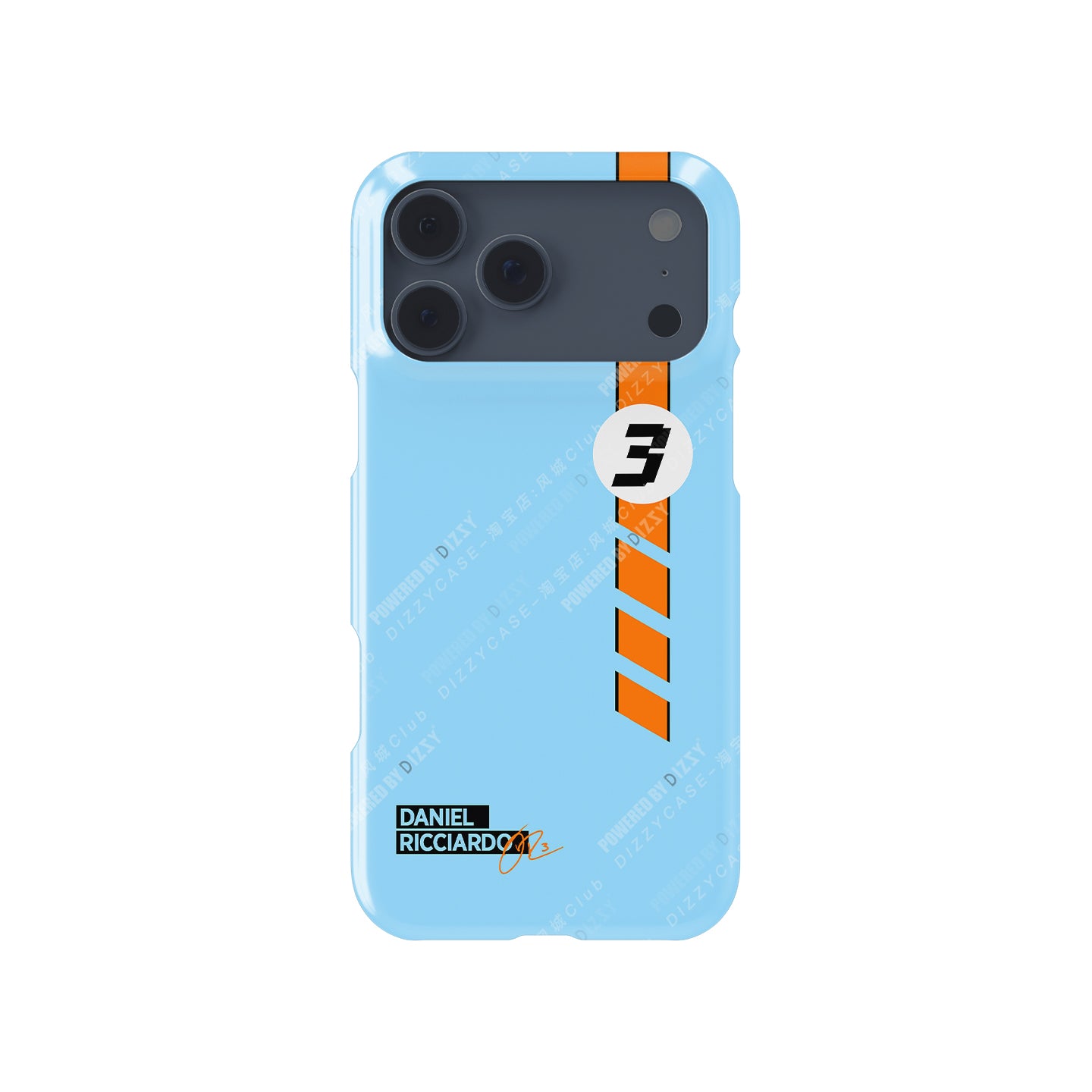 Iconic Racing Legacy: Daniel Ricciardo Gulf Livery iPhone Case | DIZZY CASE