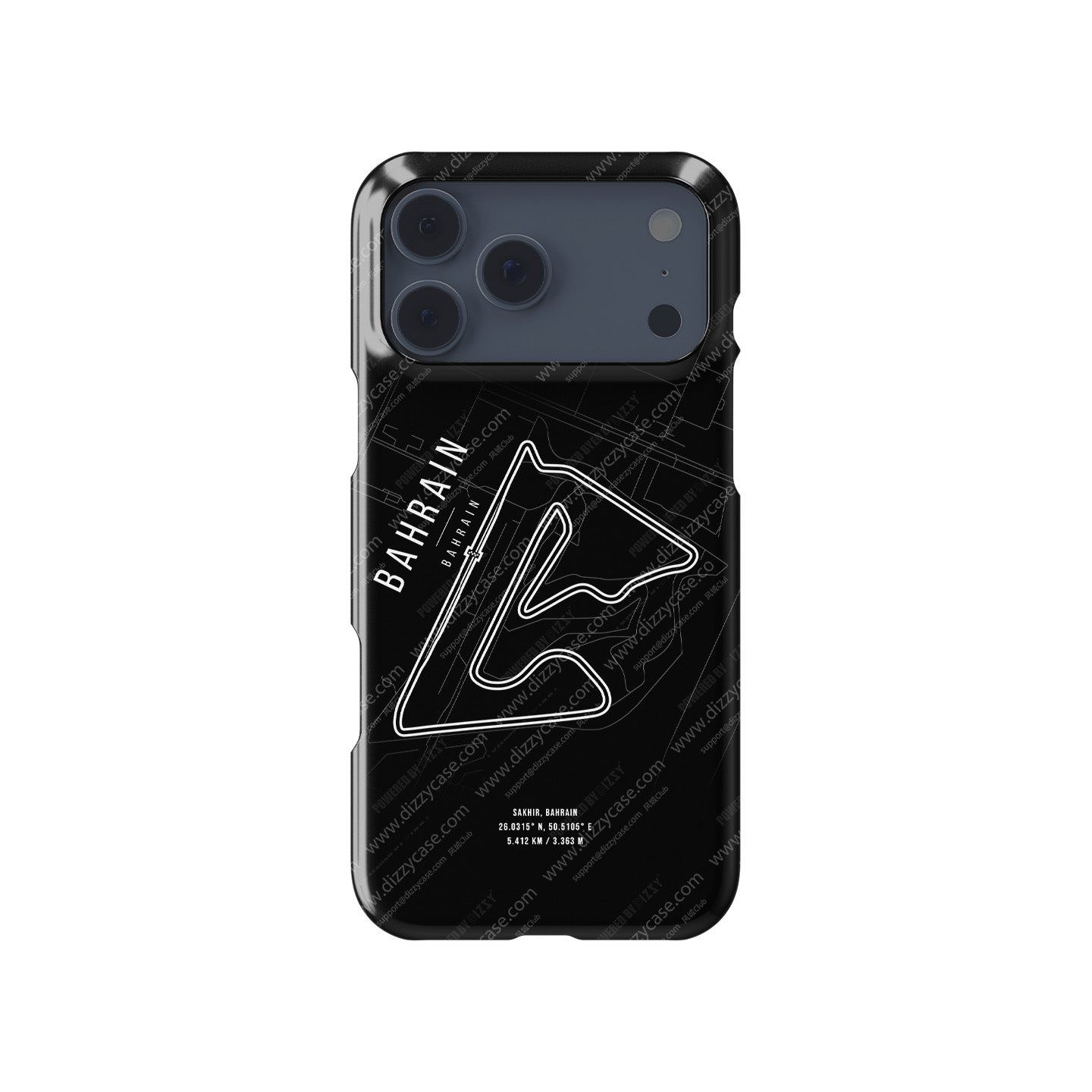 iPhone Case Featuring Bahrain Grand Prix Circuit Design | DIZZY CASE