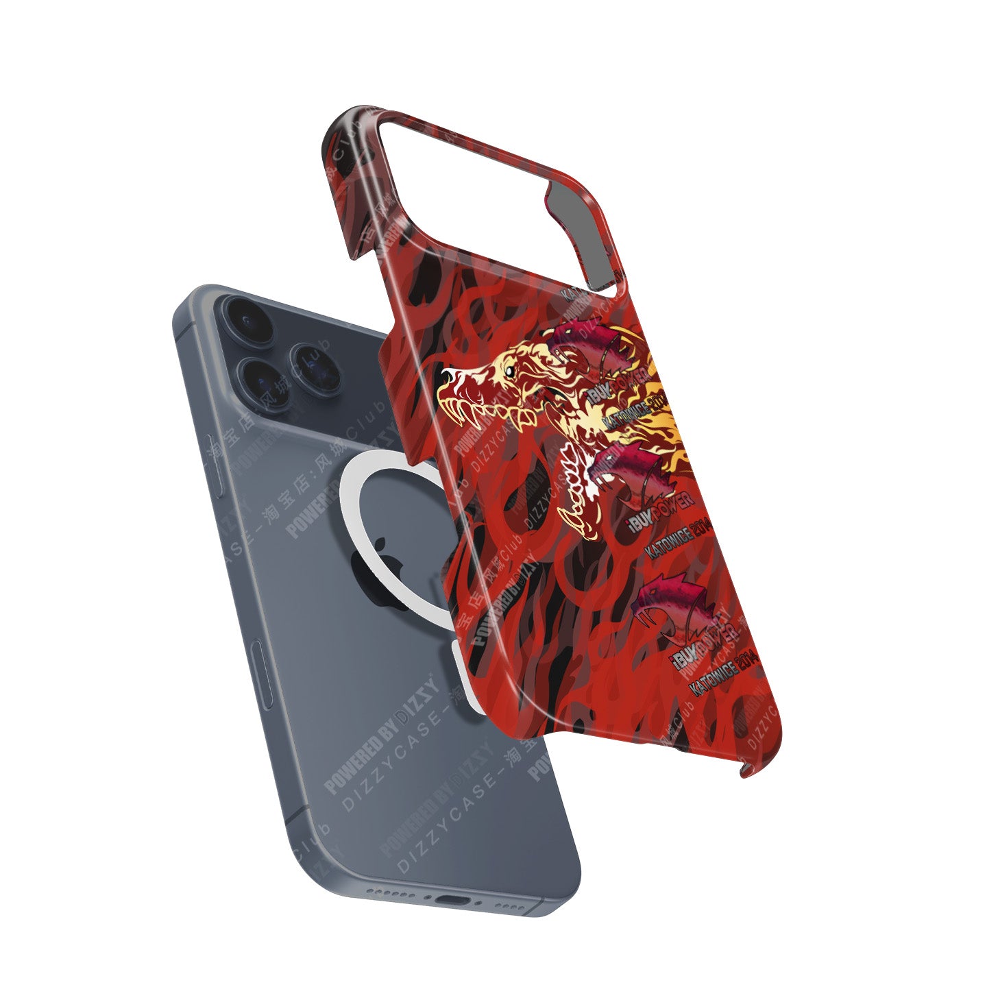 CS2 M4A4 Howl with iBUYPOWER Holo Sticker Phone Case – Katowice 2014 Edition (For iPhone)