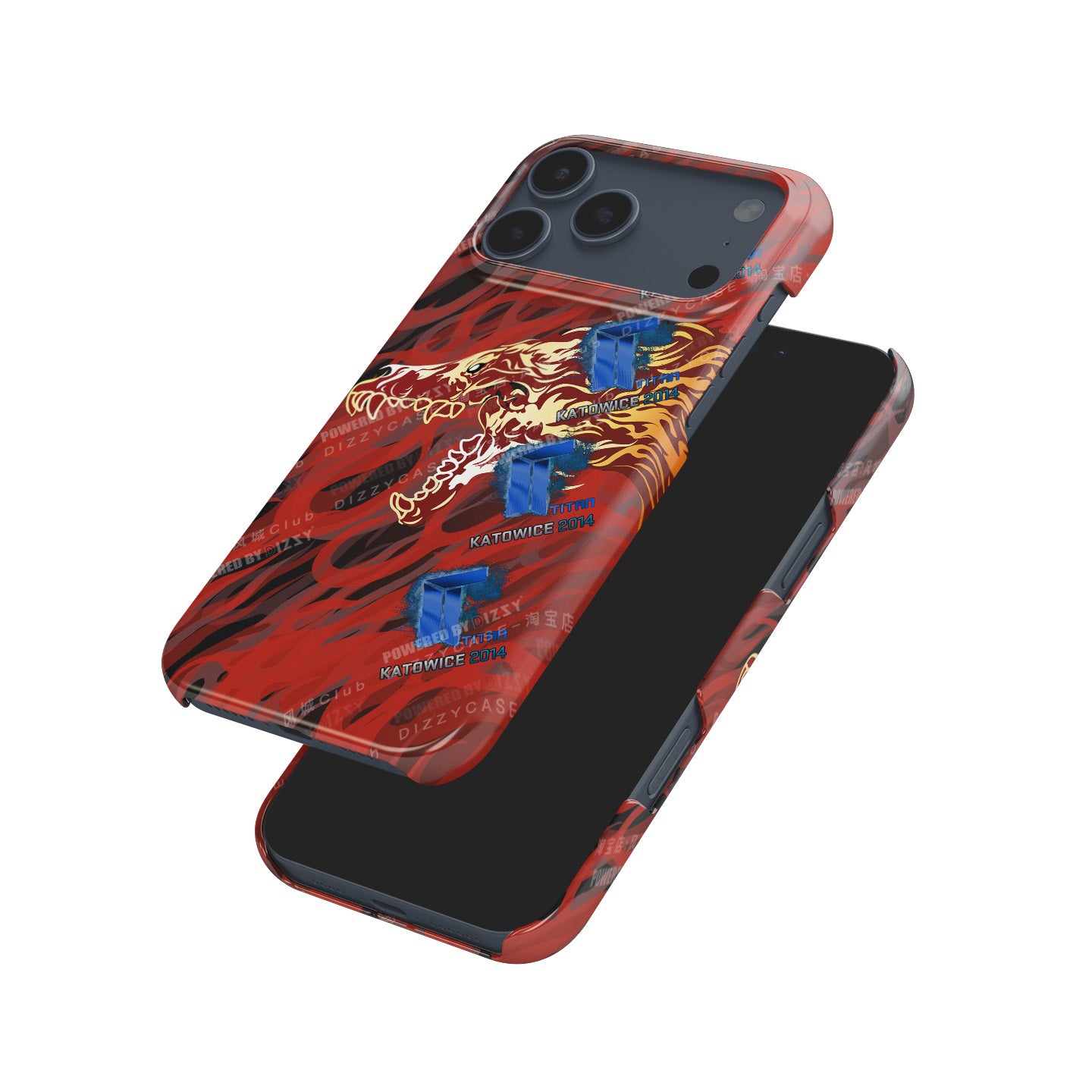 CS2 M4A4 Howl with Titan Holo Sticker Phone Case – Katowice 2014 Edition (For iPhone)