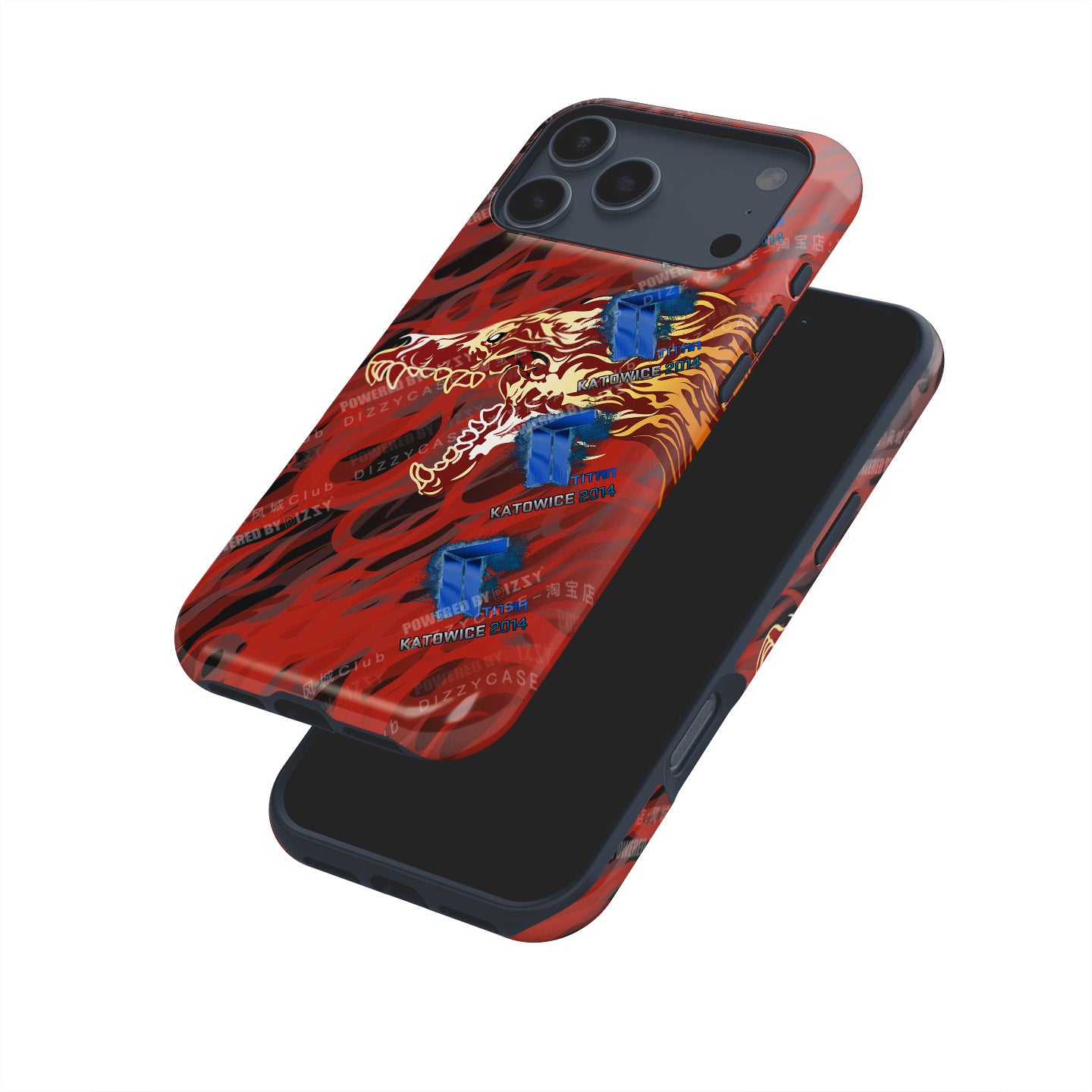 CS2 M4A4 Howl with Titan Holo Sticker Phone Case – Katowice 2014 Edition (For iPhone)